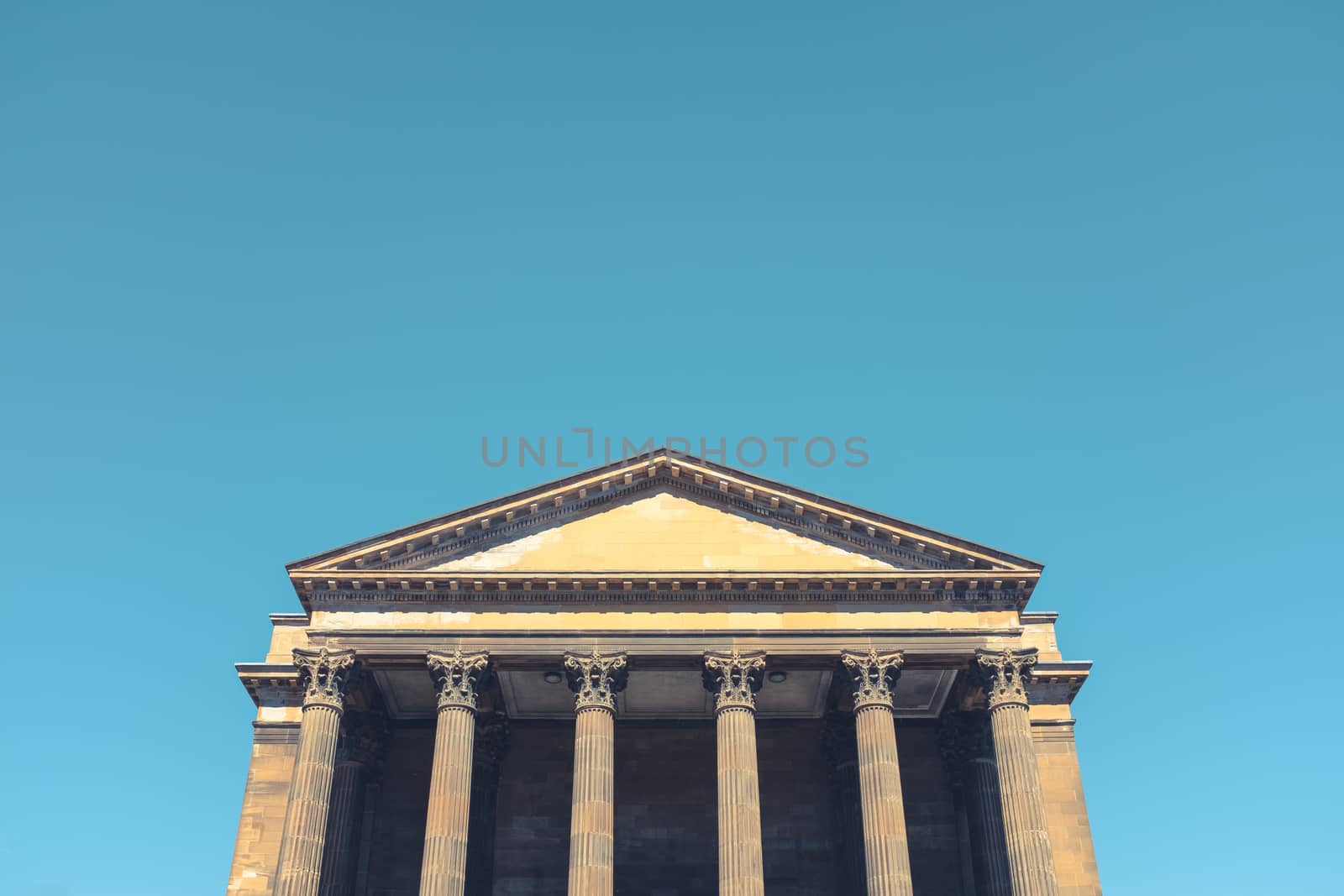 Greek Style Architecture With Columns by mrdoomits