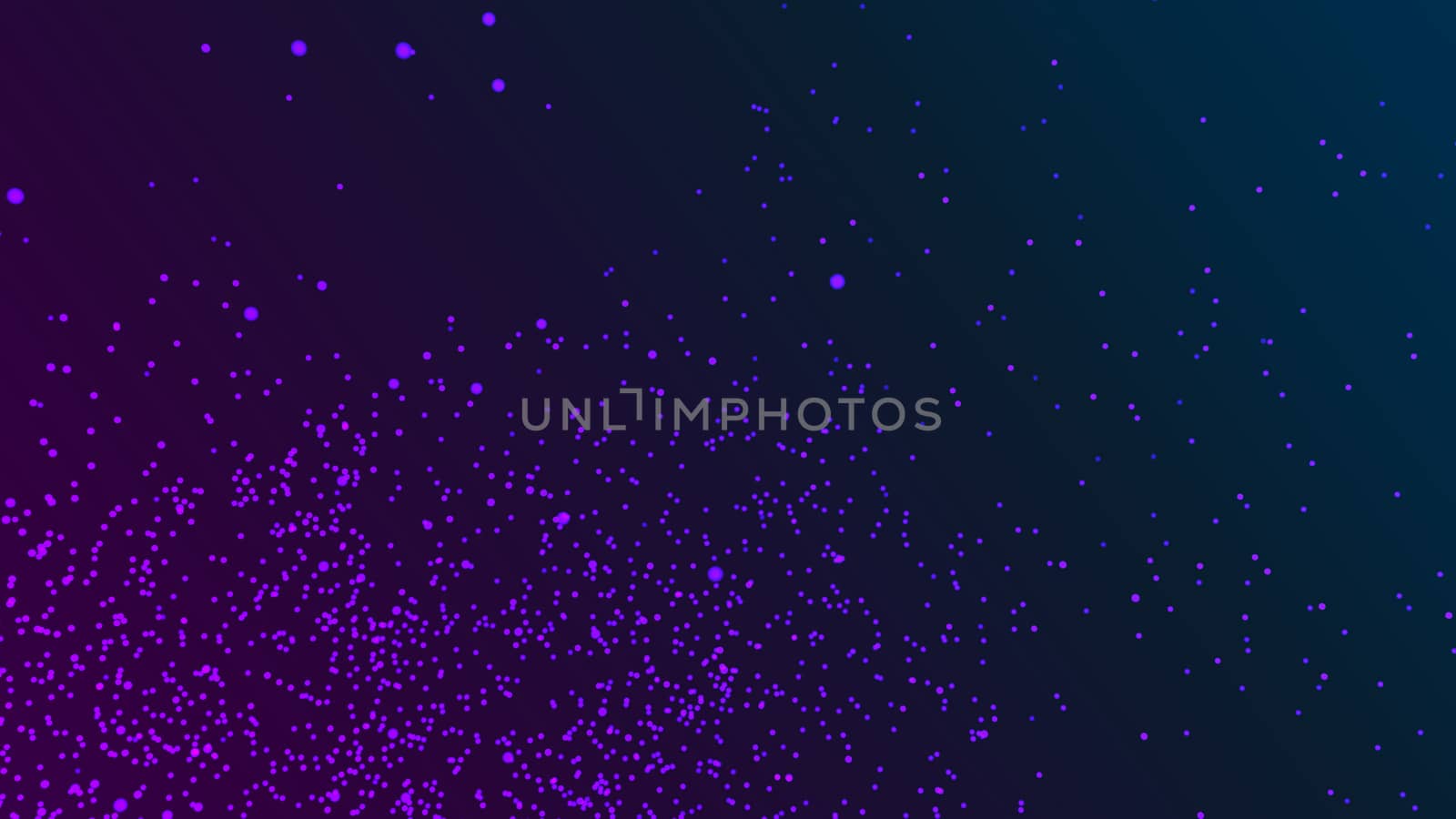 Abstract big data futuristic light wallpaper background design. Science dark pattern with structure mesh and circles. Modern business space dots illustration. 3D render