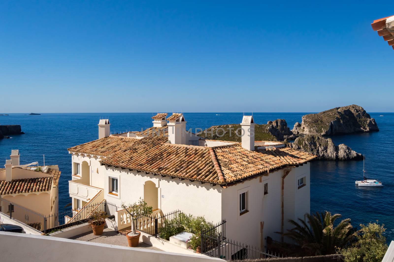 Mallorquin style house overlooking the Malfrats Islands marine r by Philou1000