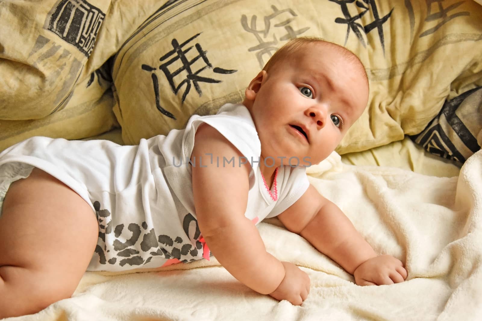 on all fours baby crawling photo. Beautiful picture, background, wallpaper 
