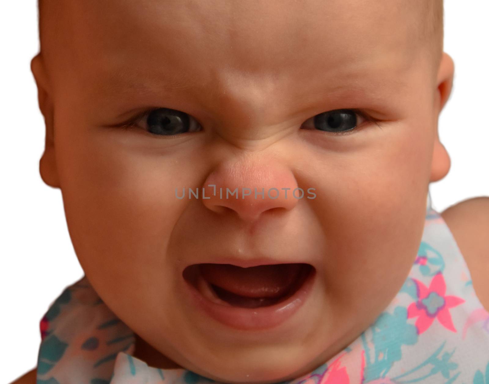 screaming, crying baby photo. Beautiful picture, background, wallpaper 
