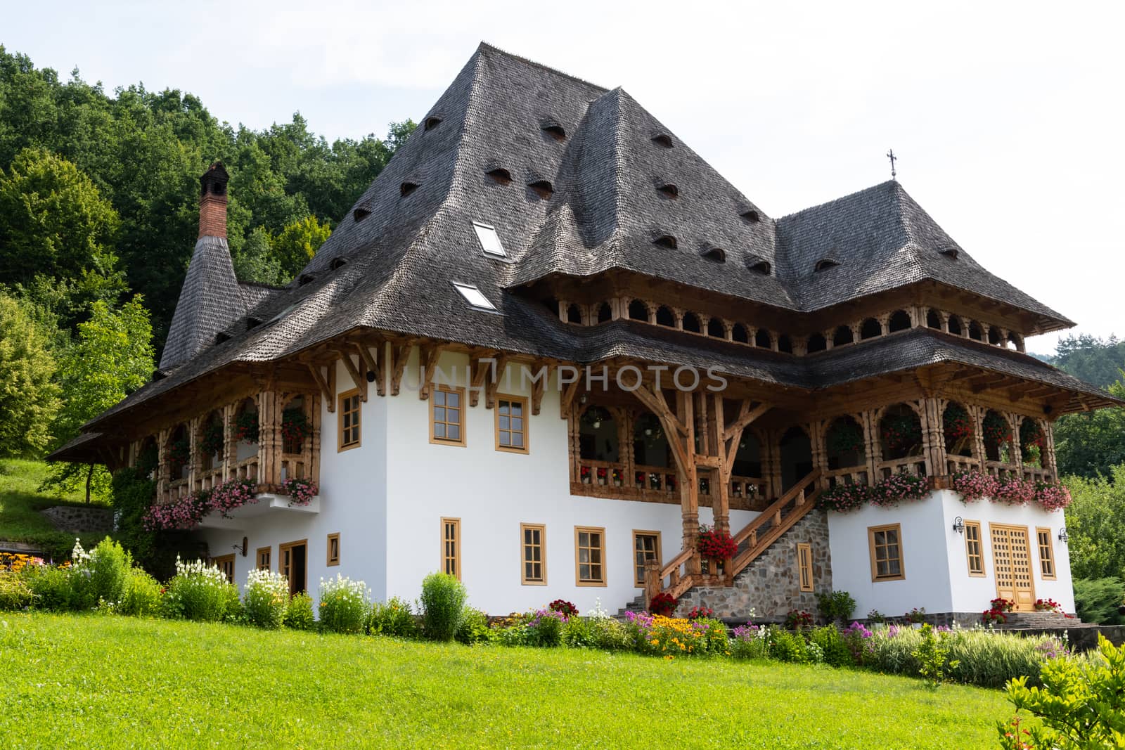 Barsana Monastery Maramures Romania by viscorp