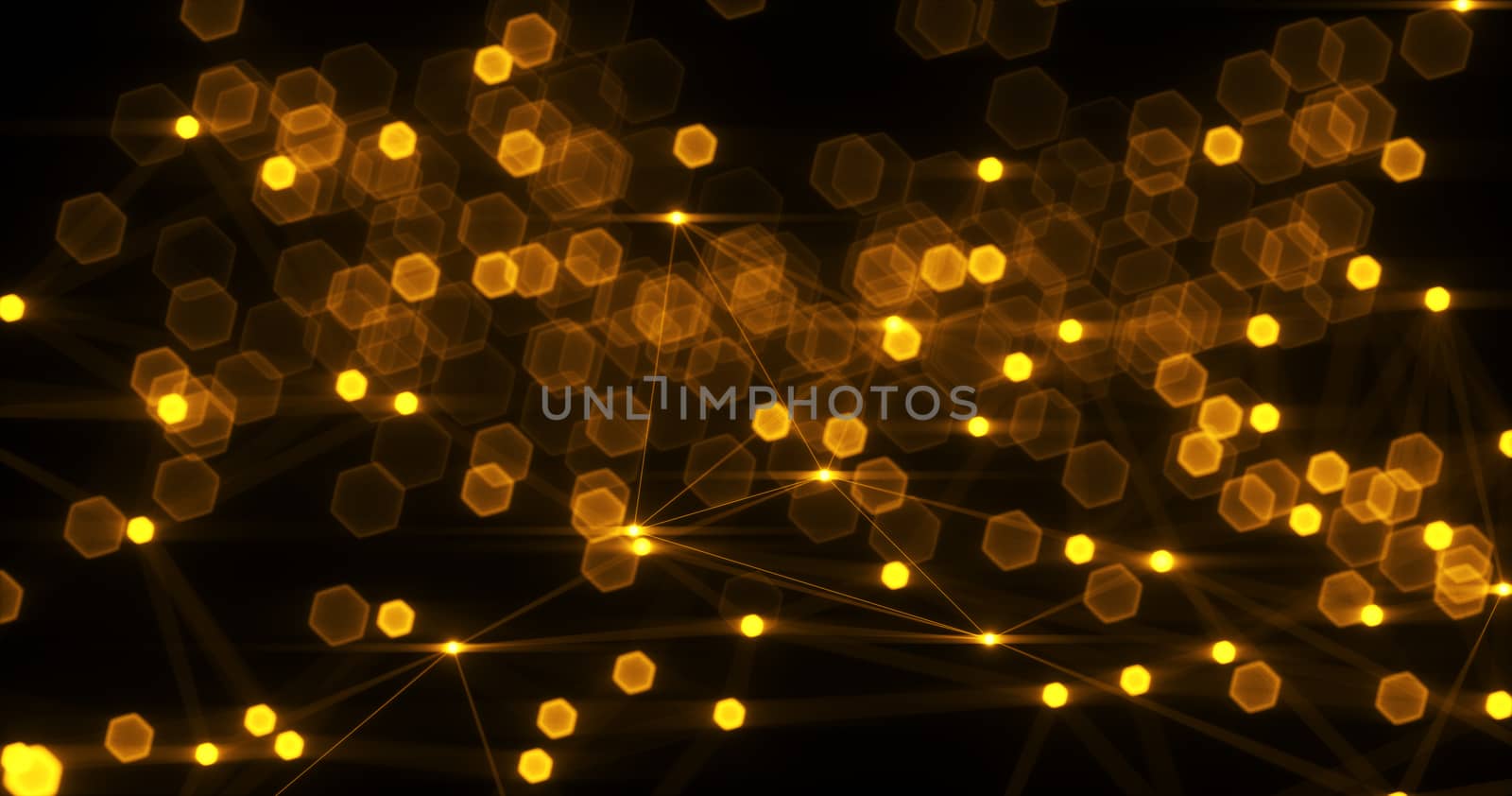Abstract futuristic light wallpaper background design. Science dark pattern with structure mesh and lines. Modern business space triangular illustration 3D render