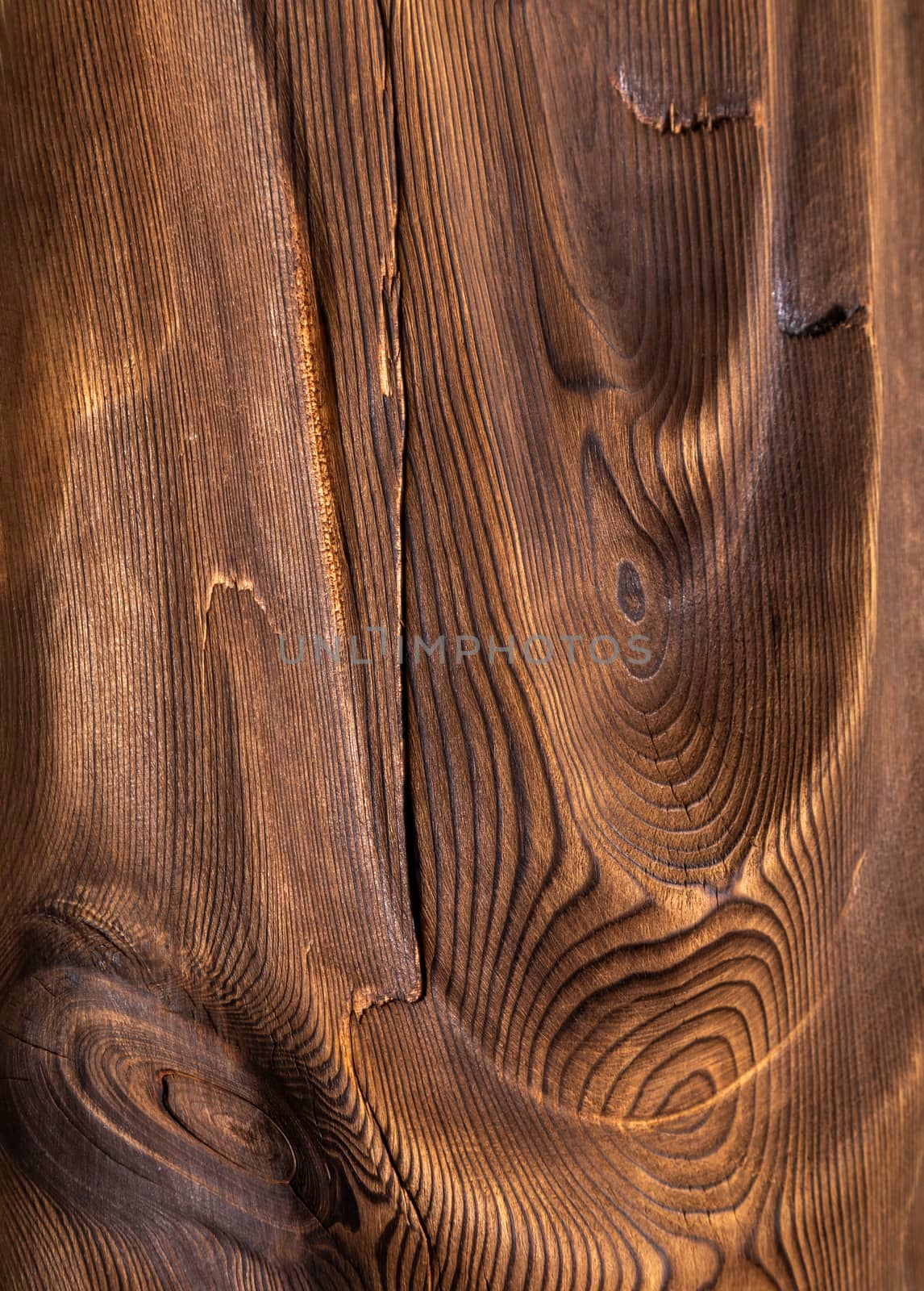 Brown wavy wooden surface. by sveter