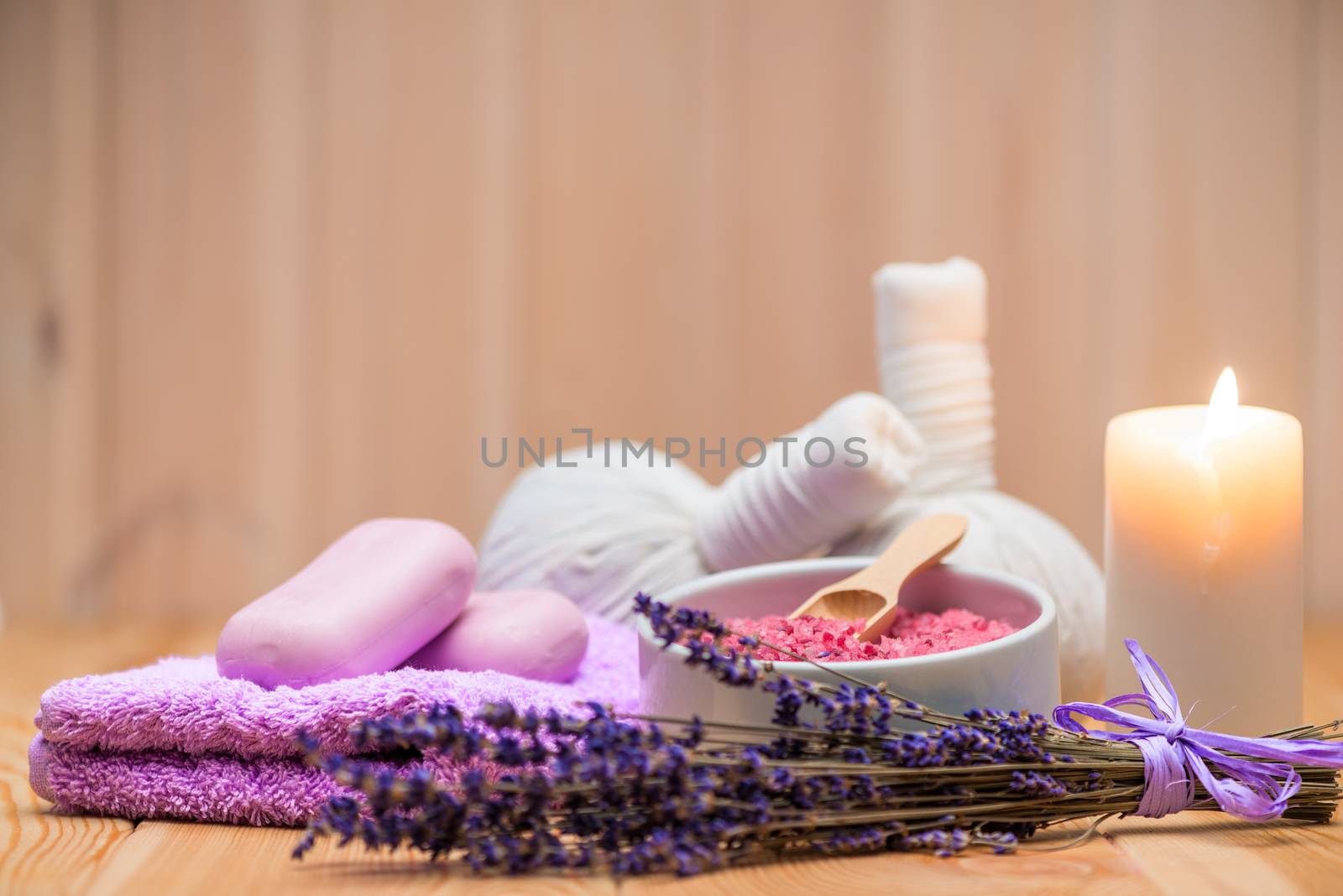 objects for massage, spa and relaxation with davand