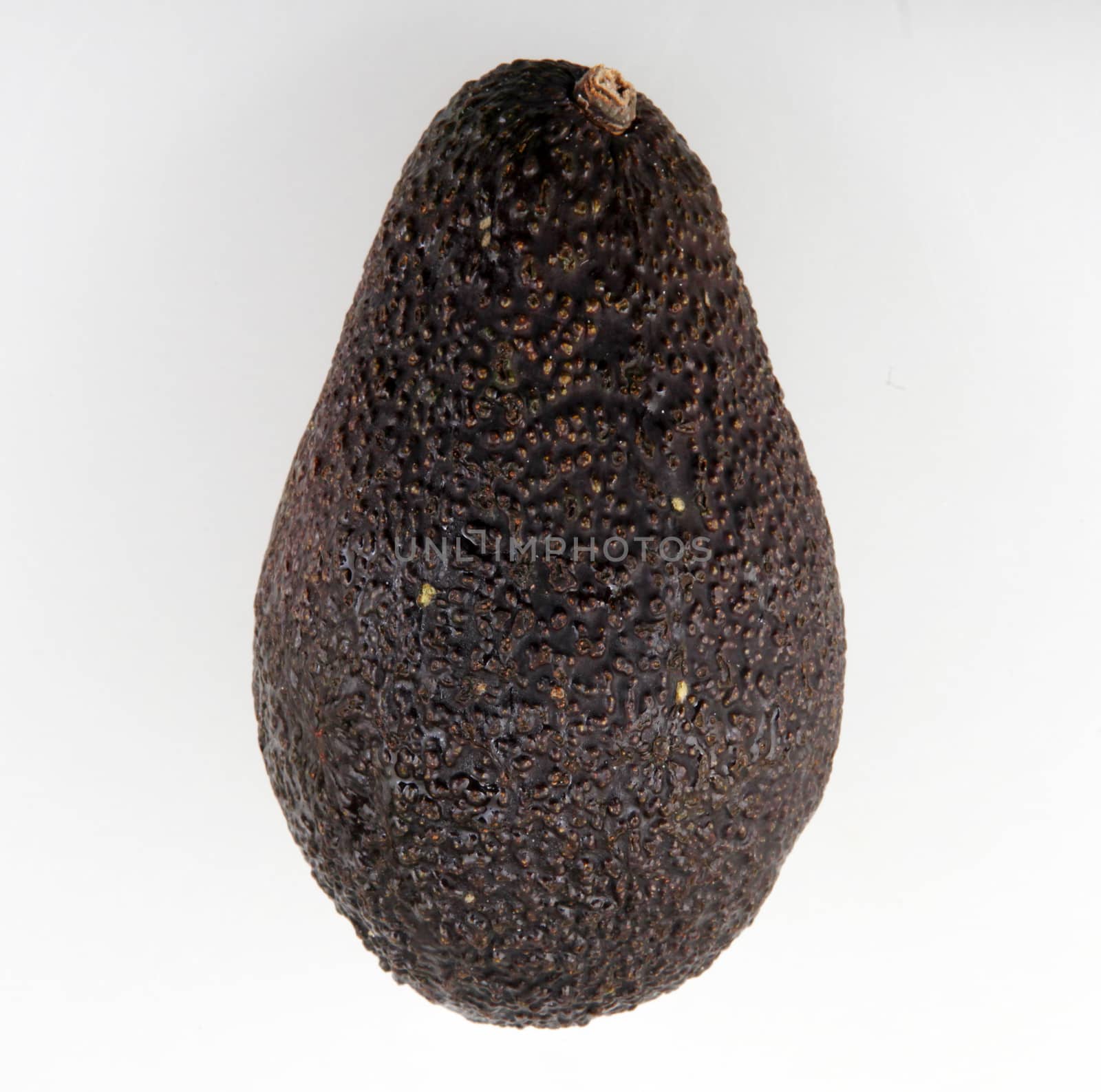 Fresh Hass Avocado Against White Background by nenovbrothers