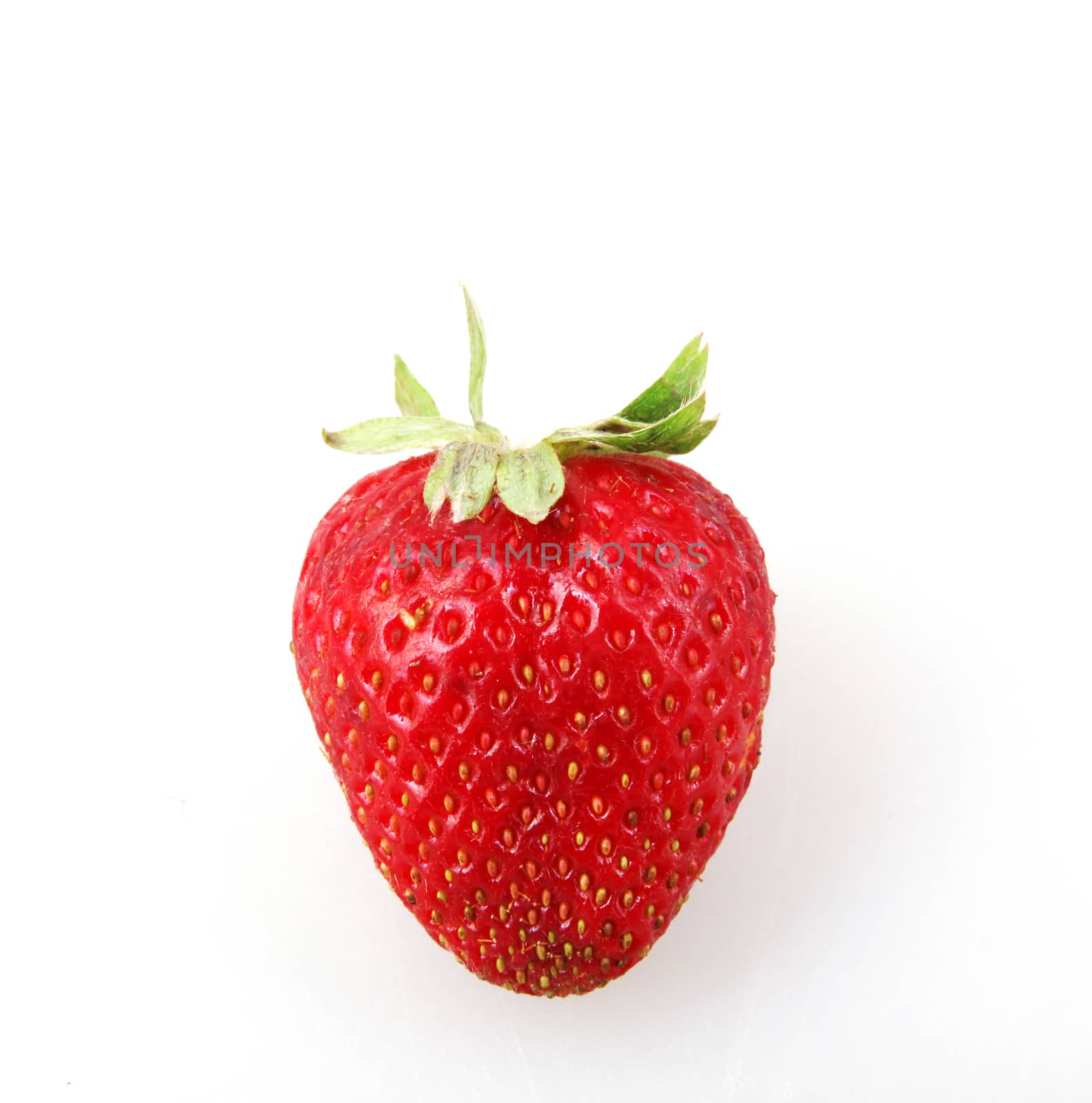 Garden Strawberry Against White Background by nenovbrothers