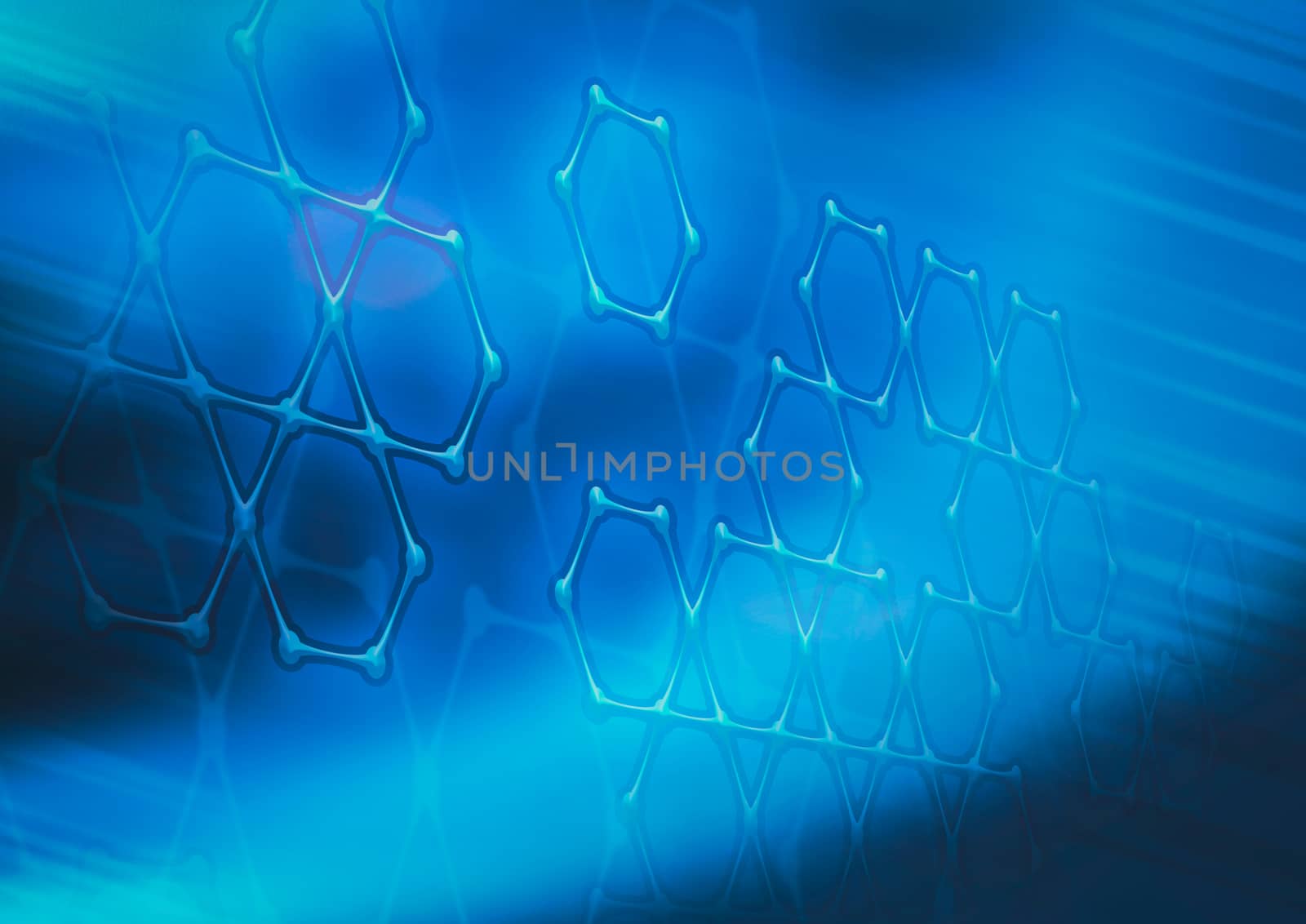 Abstract blue medical background by clusterx