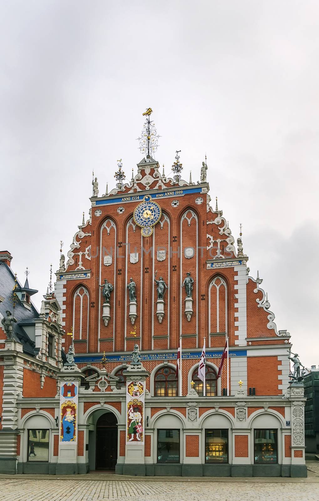 The building of the Brotherhood of Blackheads is one of the most iconic buildings of Old Riga 