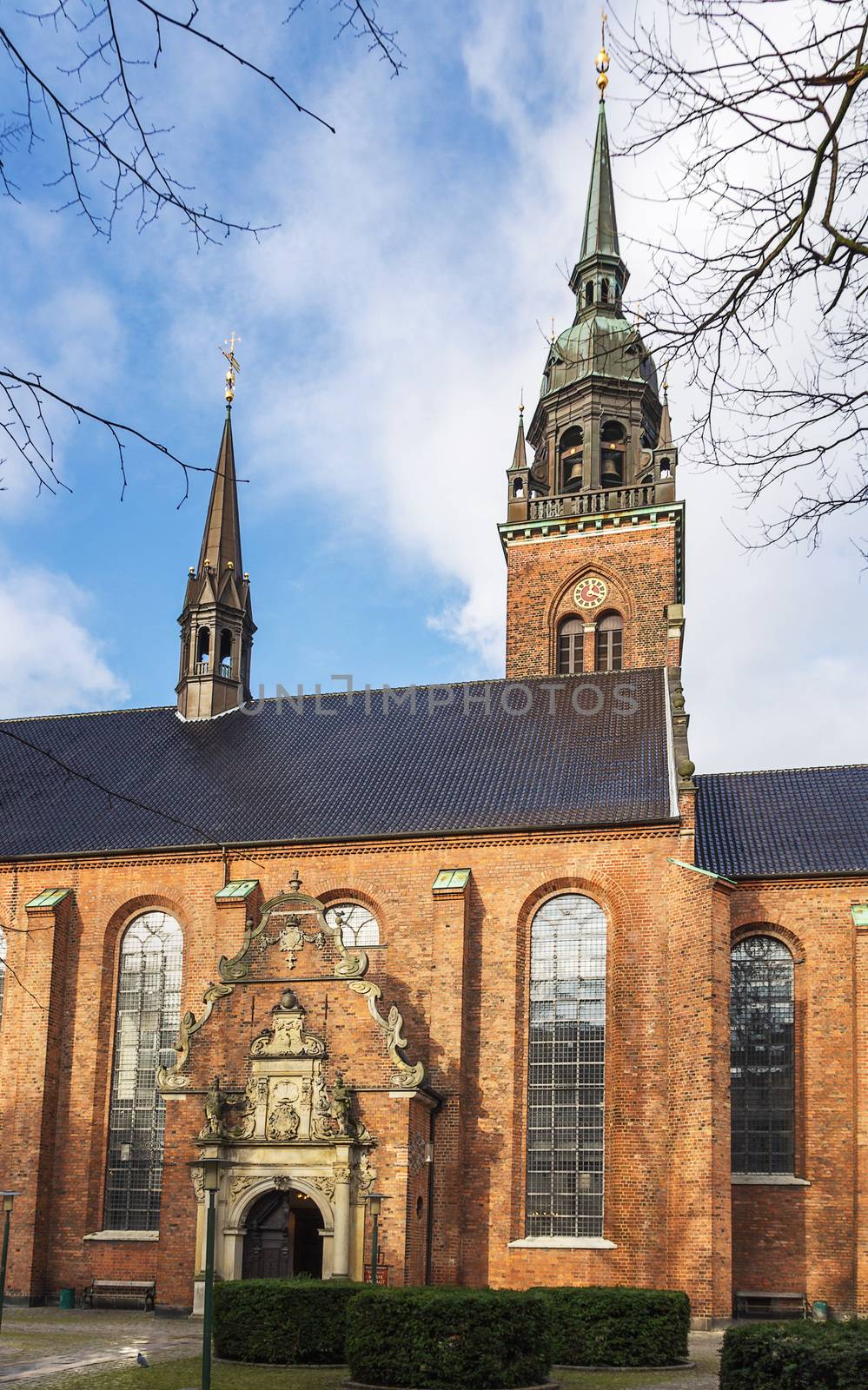 The Church of the Holy Ghost in Copenhagen, Denmark, is one of the city's oldest churches.