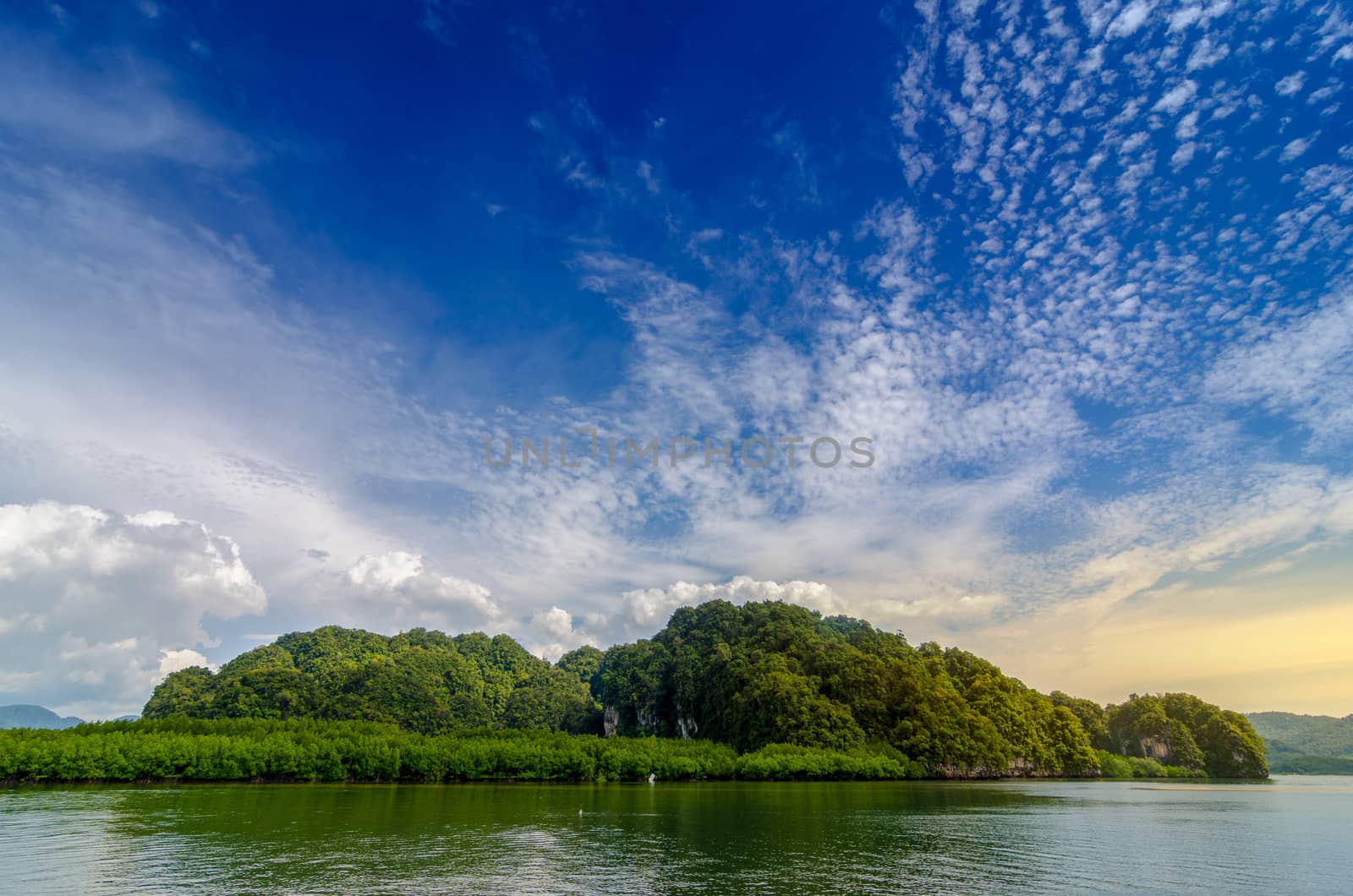 Thailand Krabi travel Island In the bright blue days  Space by sarayut_thaneerat