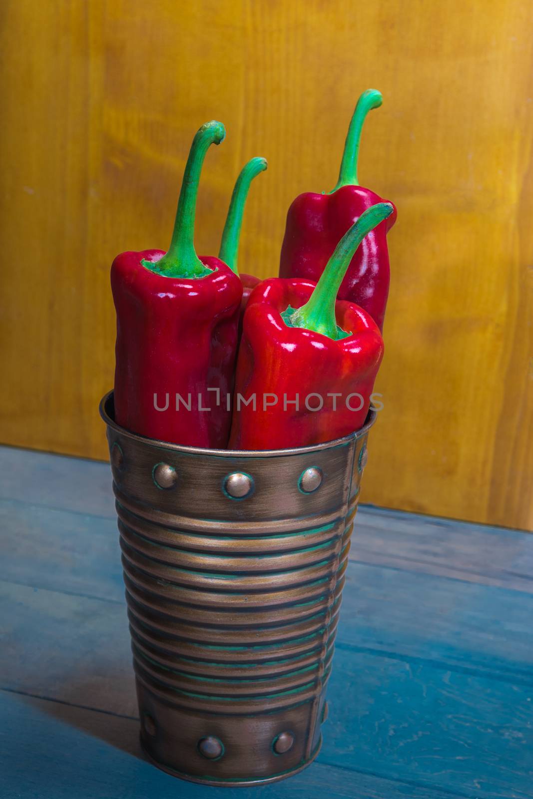 Marconi sweet pepper in a high bucket  by ben44