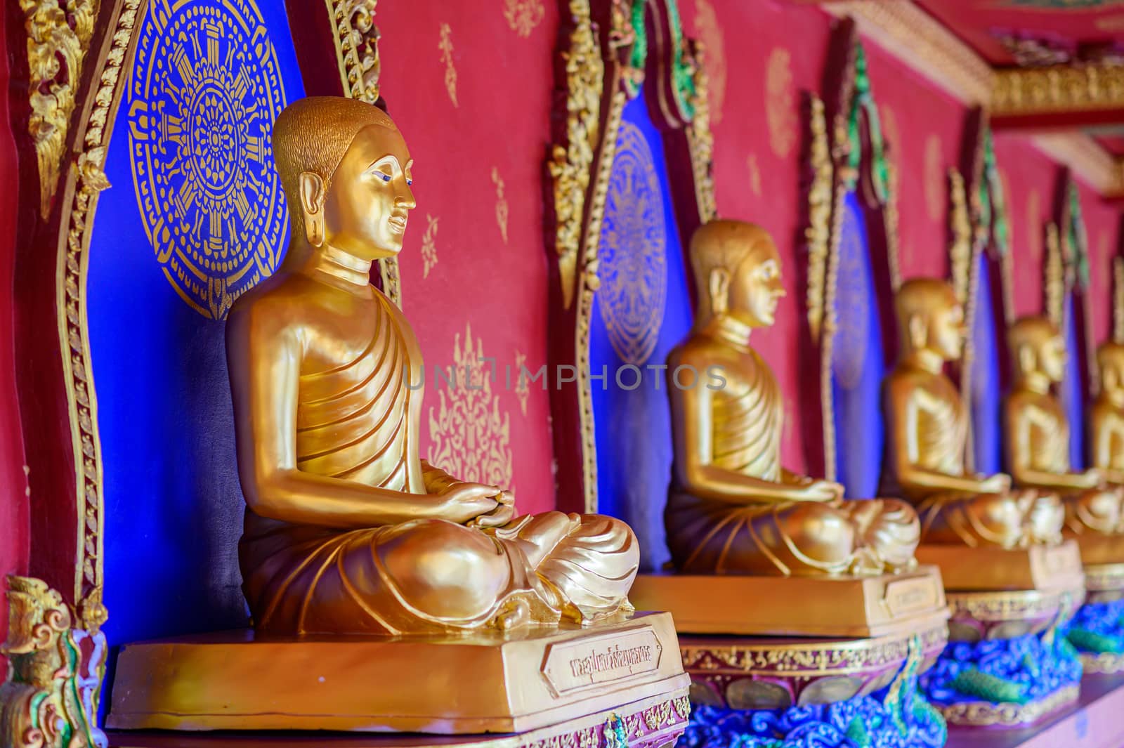Buddha Wat Mahathat Wachiramongkol Wat Bang Thong In Krabi Province Thailand May 19, 2019 by sarayut_thaneerat