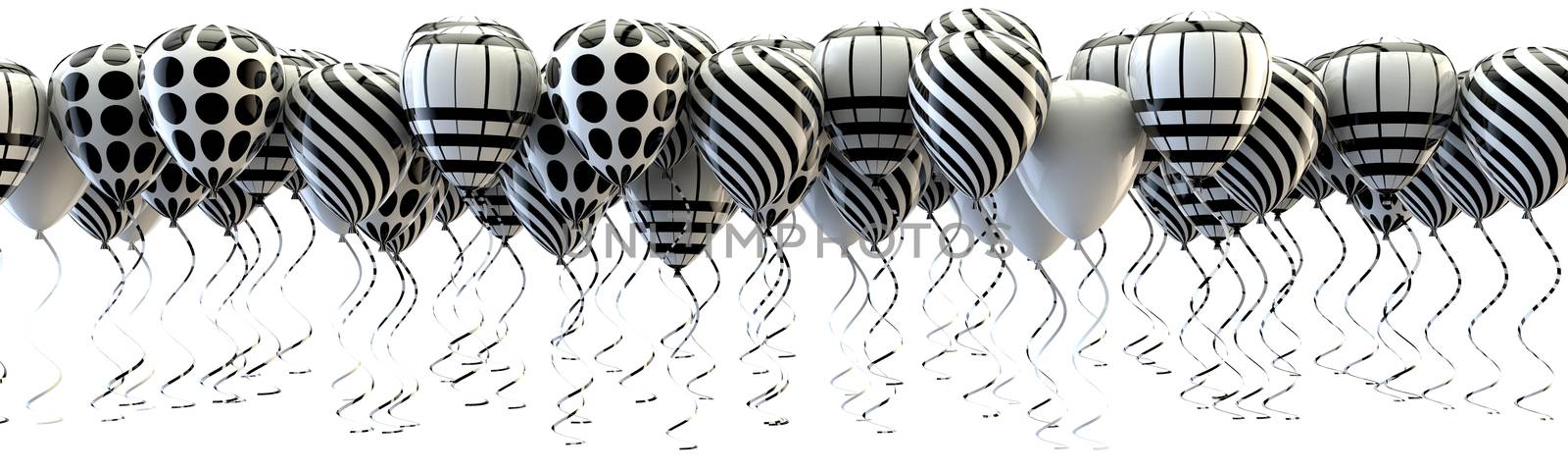 Balloons vintage party style. by carloscastilla