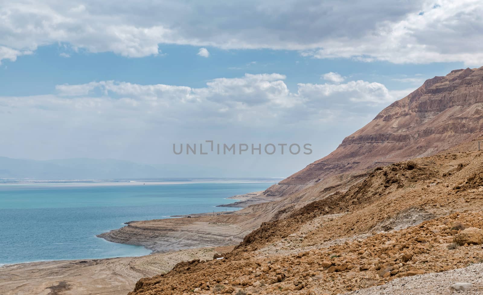 Desert landscape of Israel, Dead Sea by compuinfoto