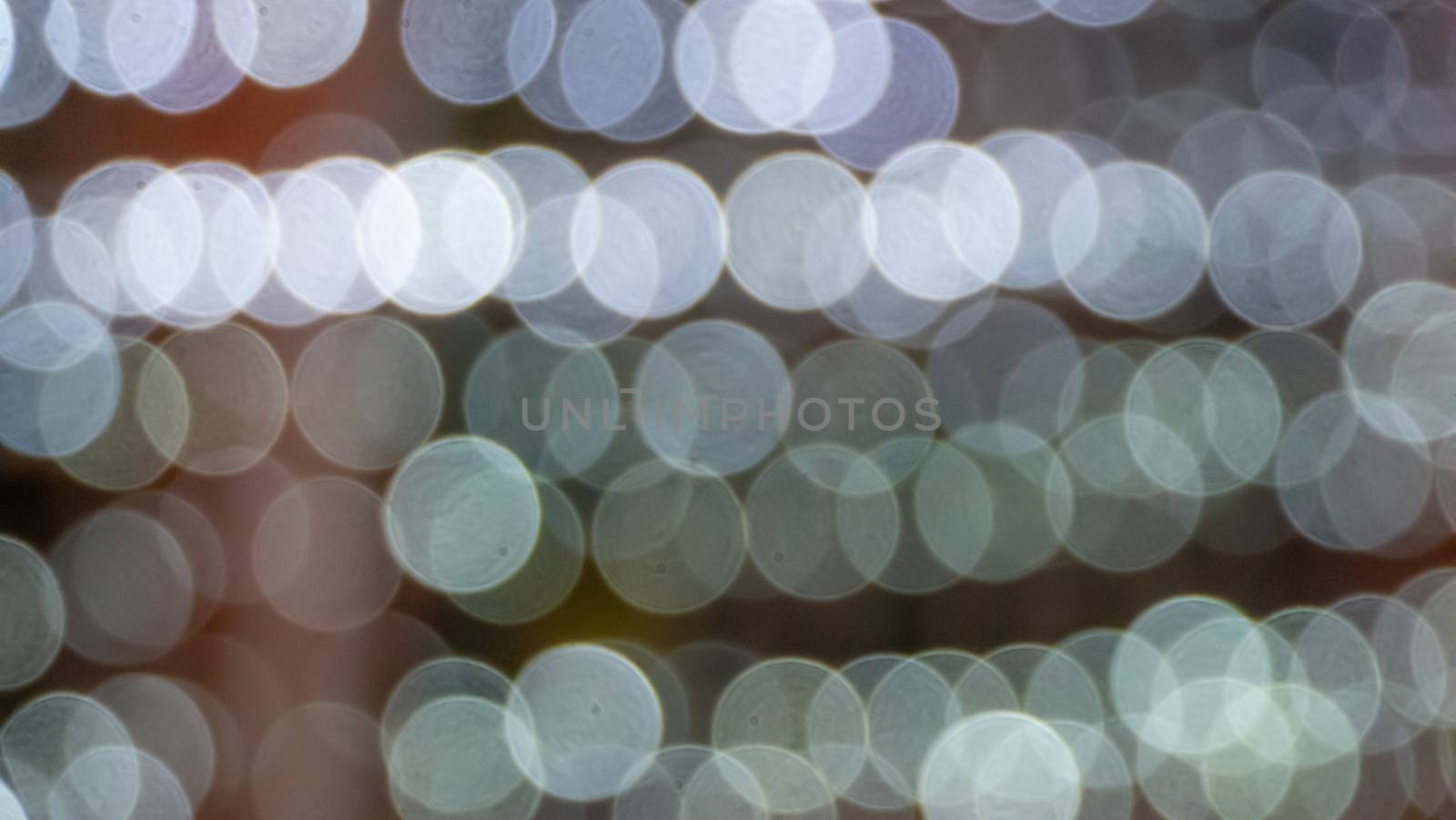 Abstract & Festive background with bokeh defocused lights