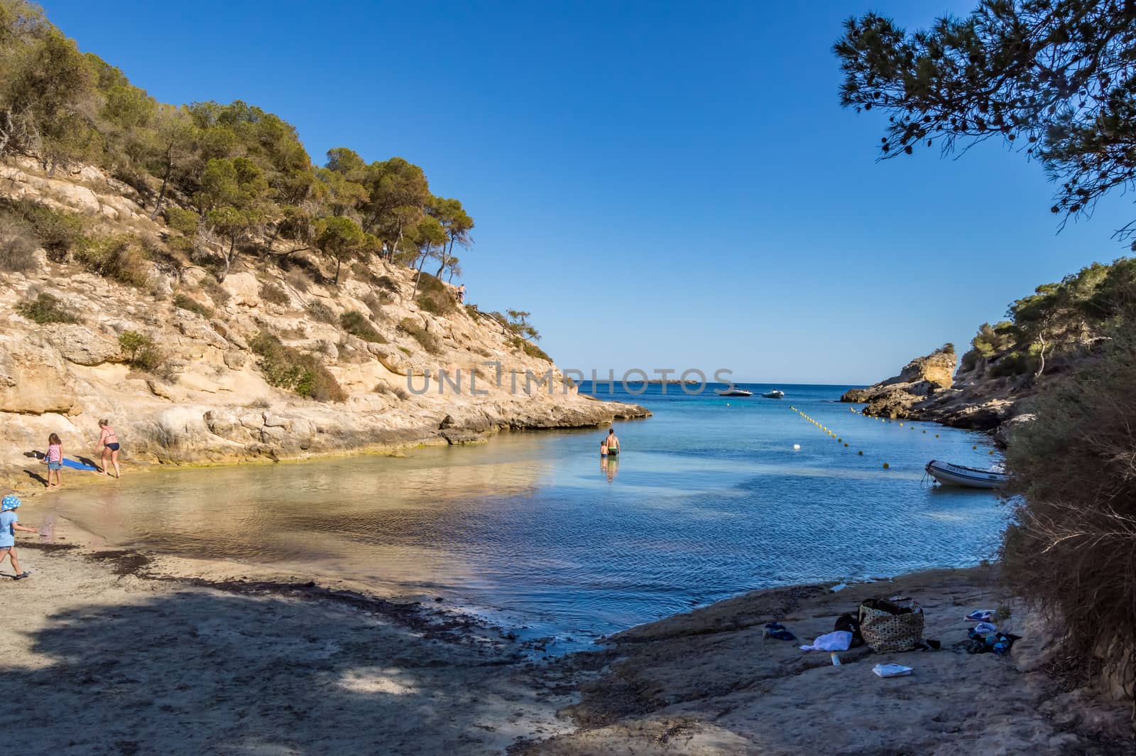 Cala Falco cove on Mallorca Island, the Balearic Islands  by Philou1000