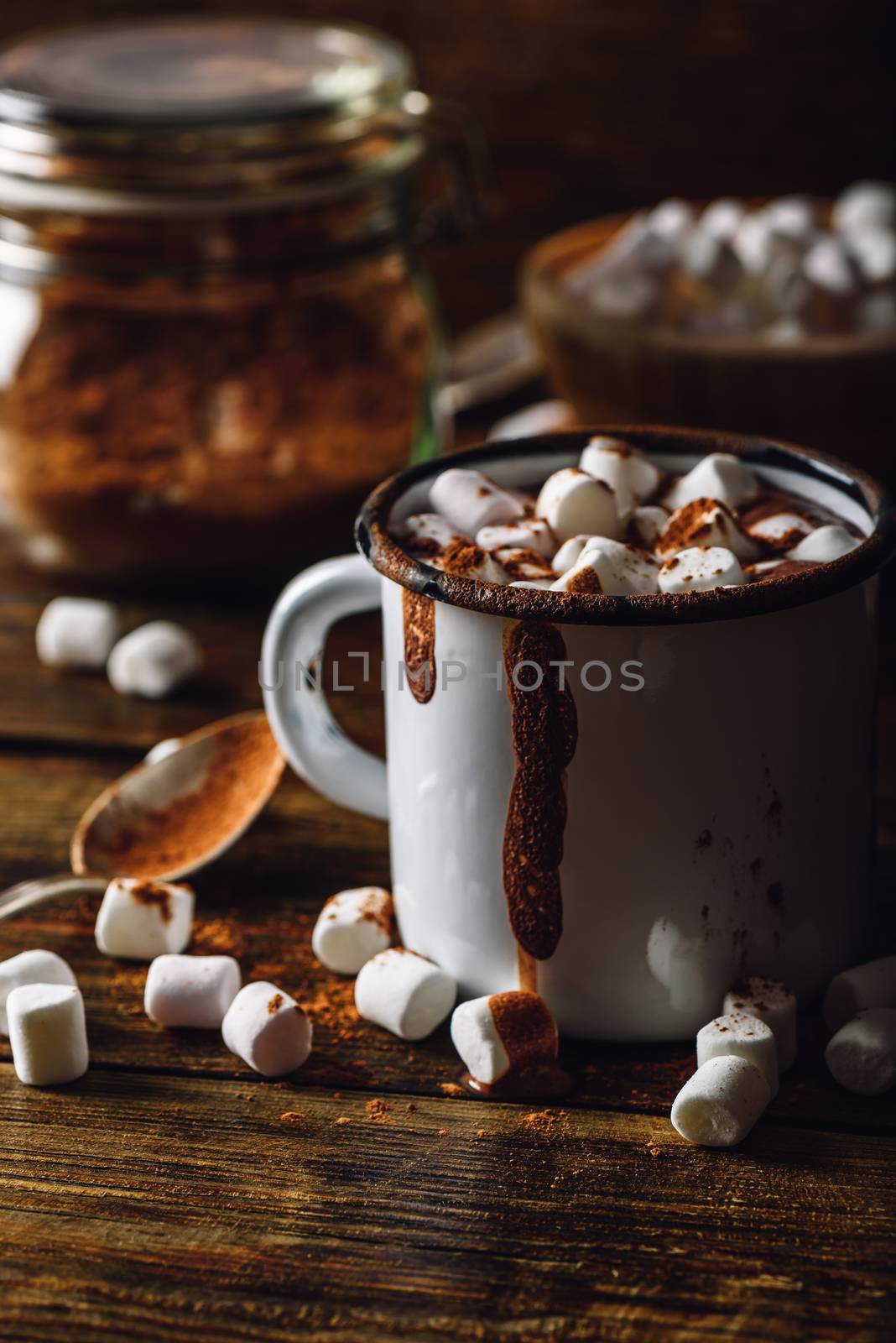 Mug of Cocoa with Marshmallow. by Seva_blsv