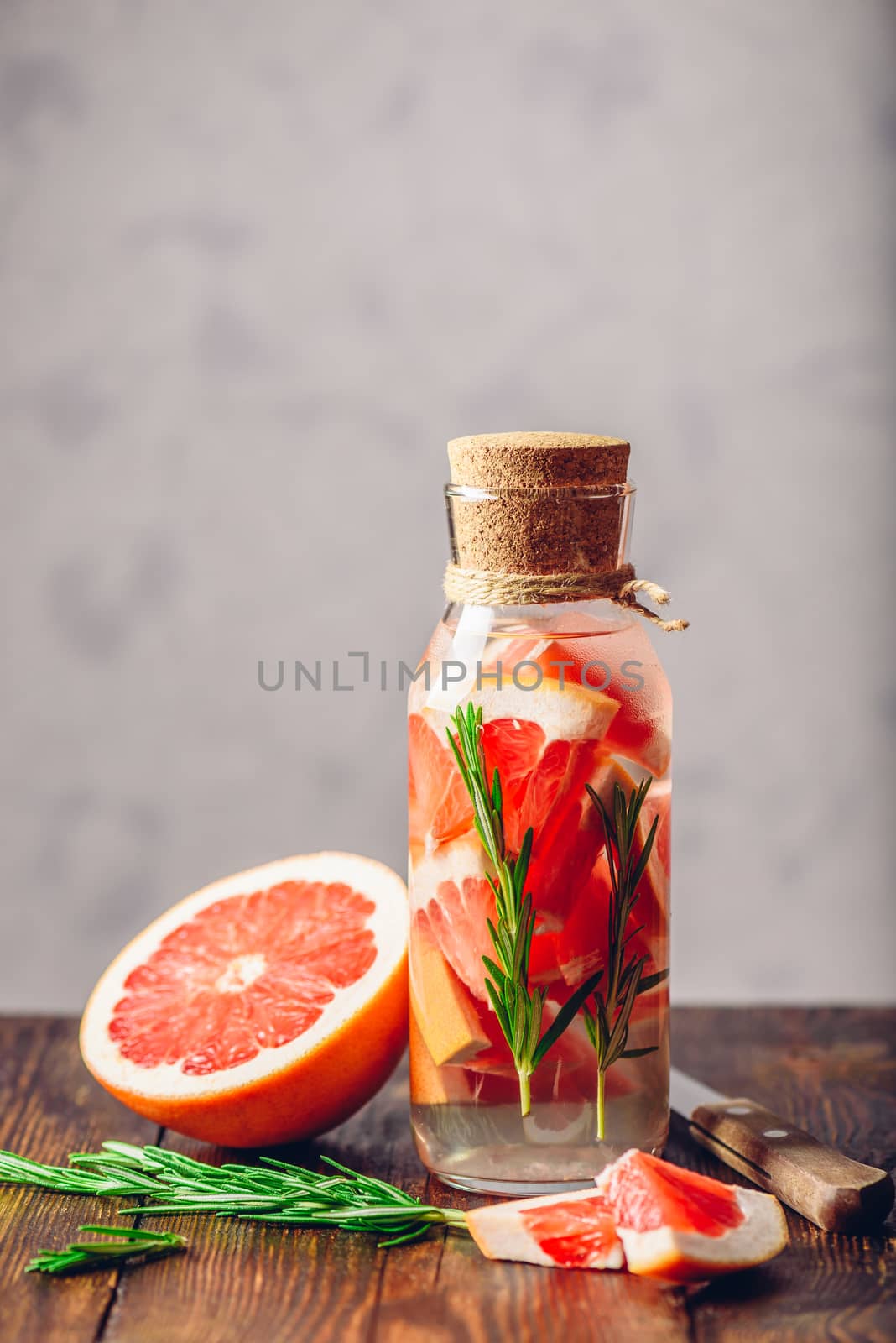 Water Infused with Grapefruit and Rosemary. by Seva_blsv