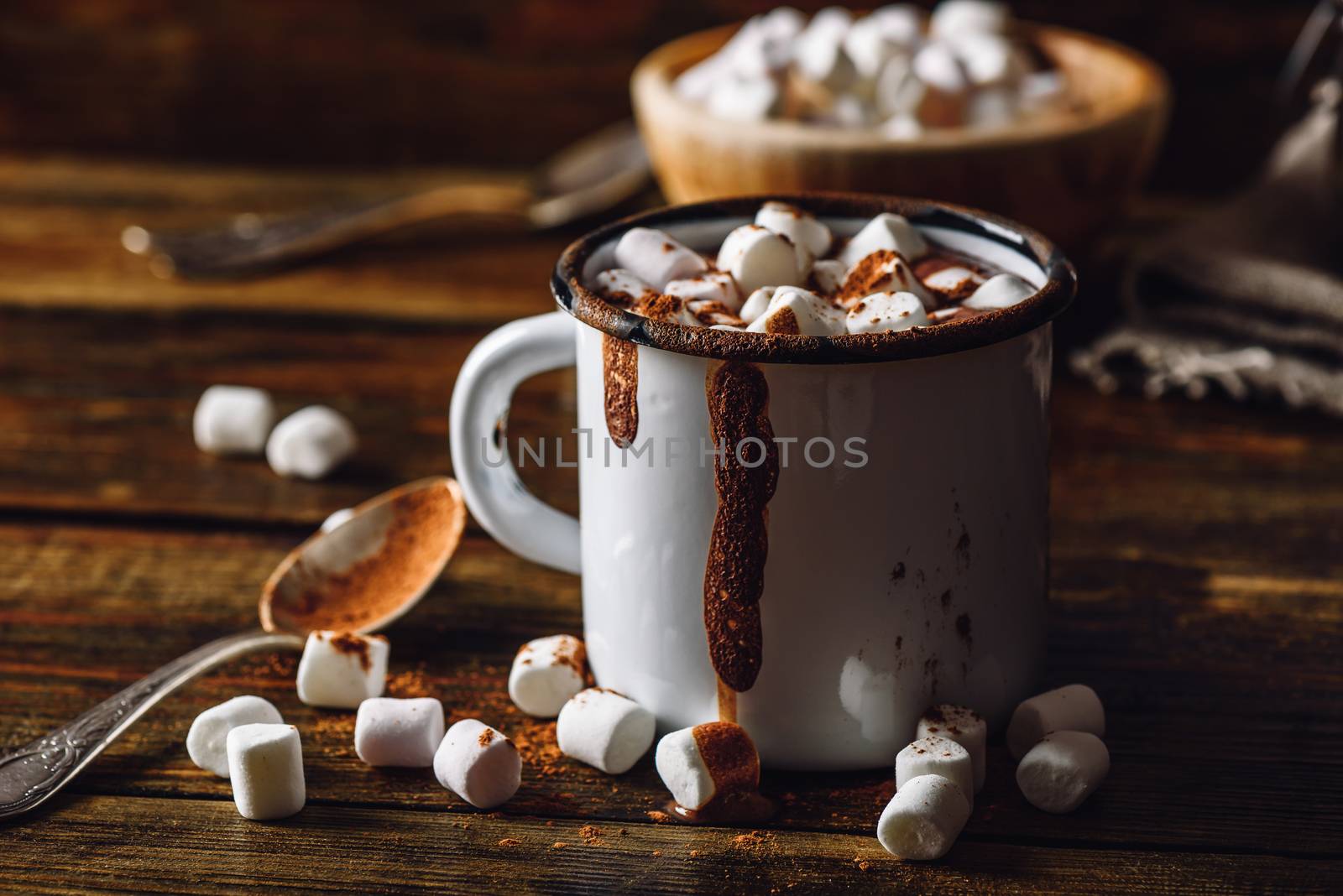 Cocoa Mug with Marshmallow. by Seva_blsv