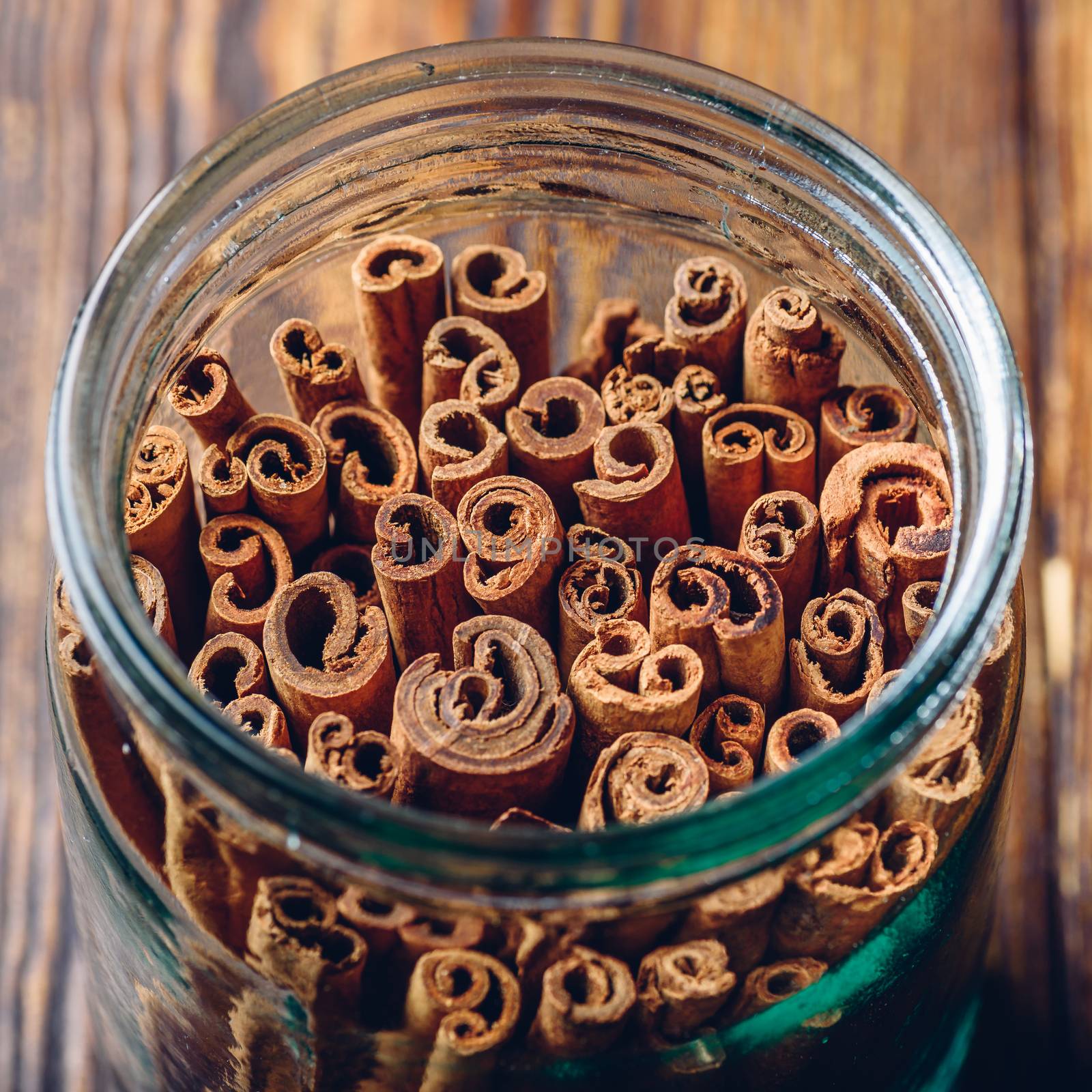Jar of Cinnamon Sticks. by Seva_blsv