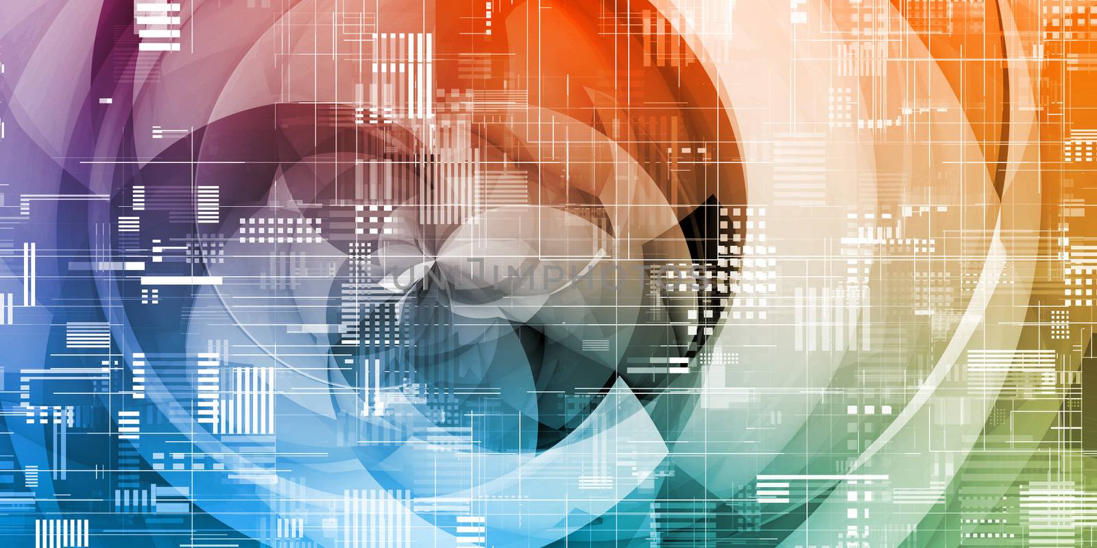 Science and Technology Innovation Concept Background as Art