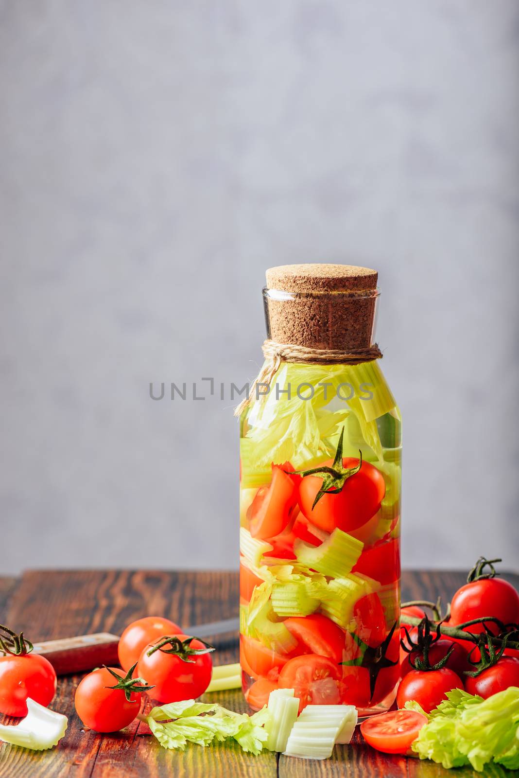 Detox Water with Tomato and Celery. by Seva_blsv