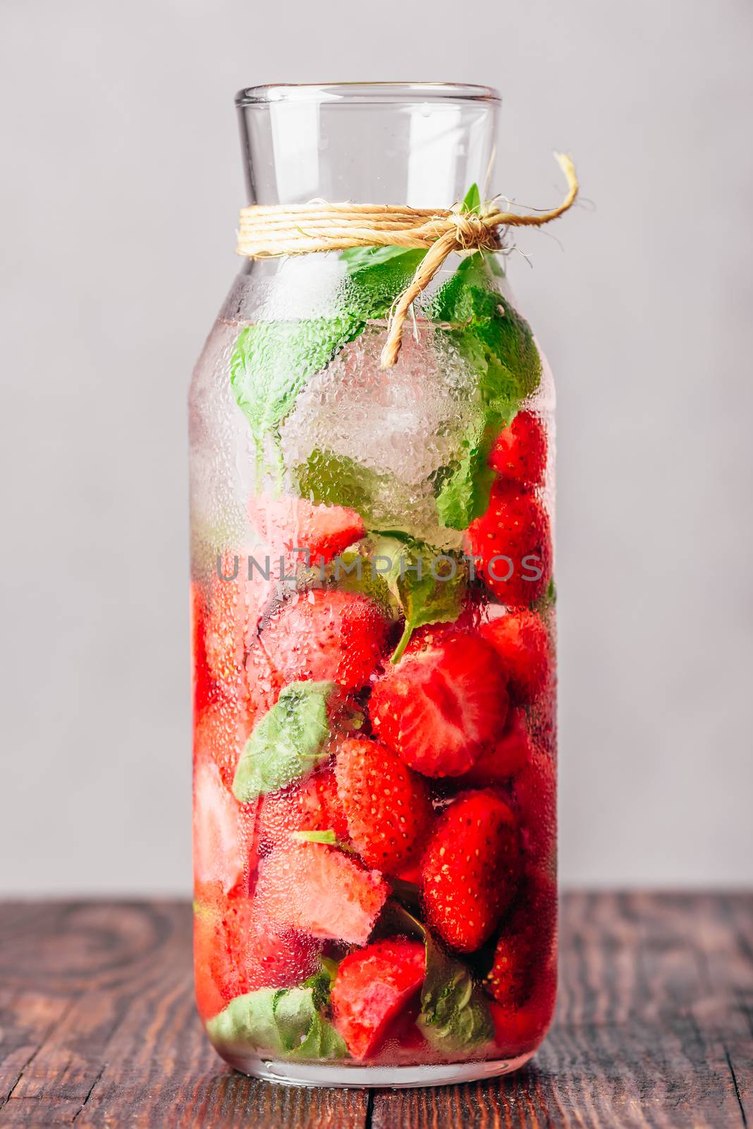 Water Infused with Strawberry and Basil. by Seva_blsv