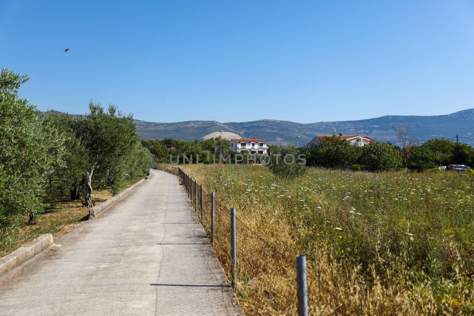 Just passing endless pedestrian ways in Croatia.