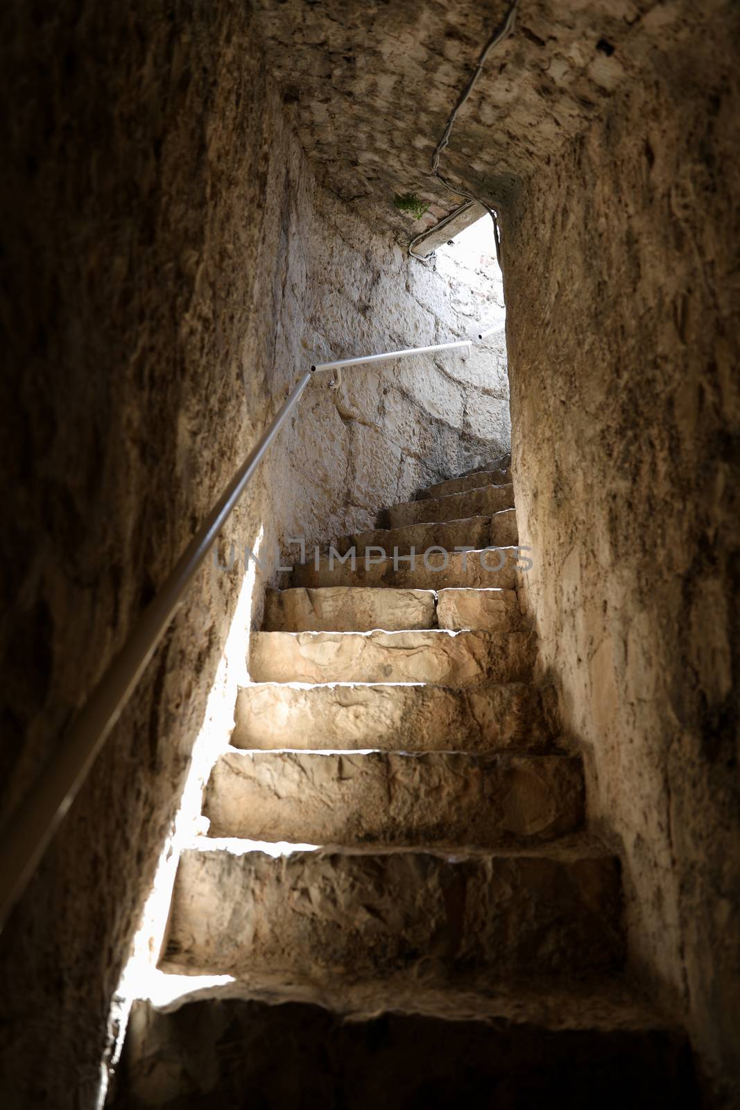 Stairs in the ancient tower in the middle of Split by tema_rebel