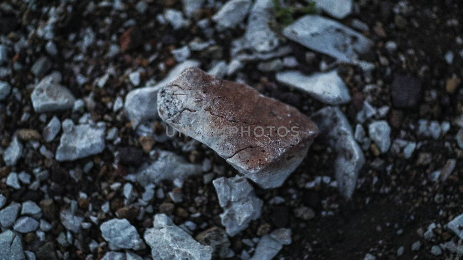 Detailed colored rocky stones