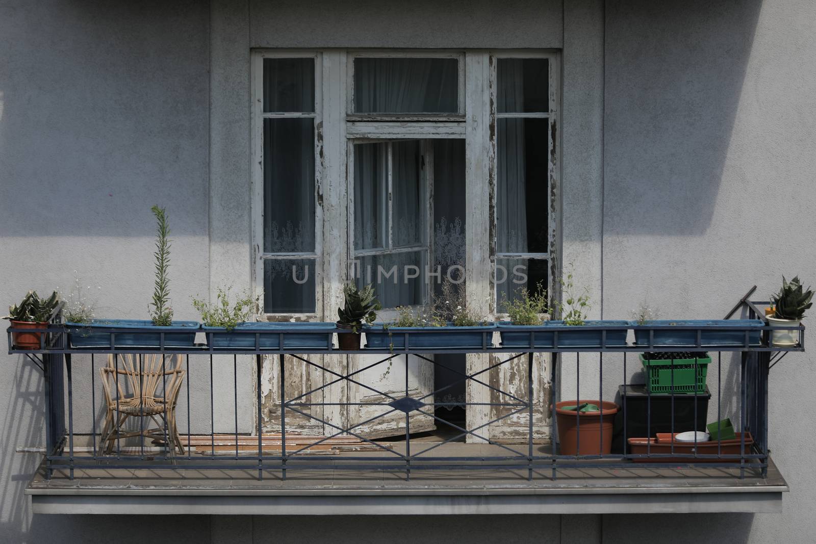 Balcony view of residential building