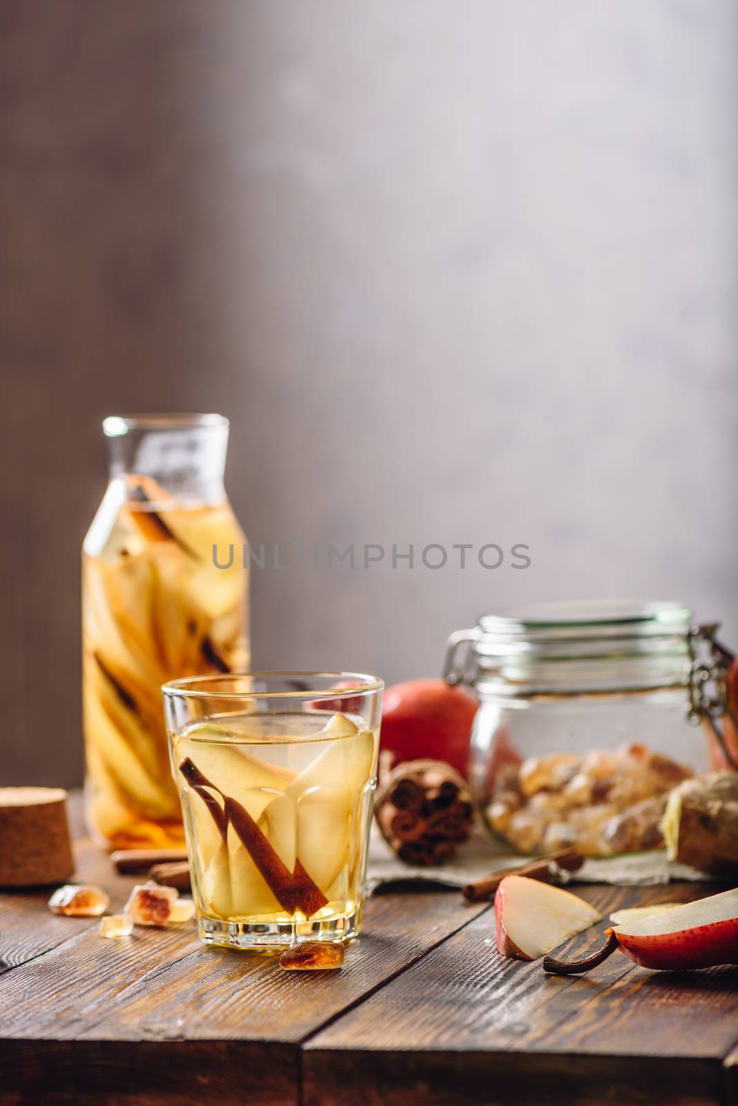 Water with Pear, Ginger and Cinnamon. by Seva_blsv