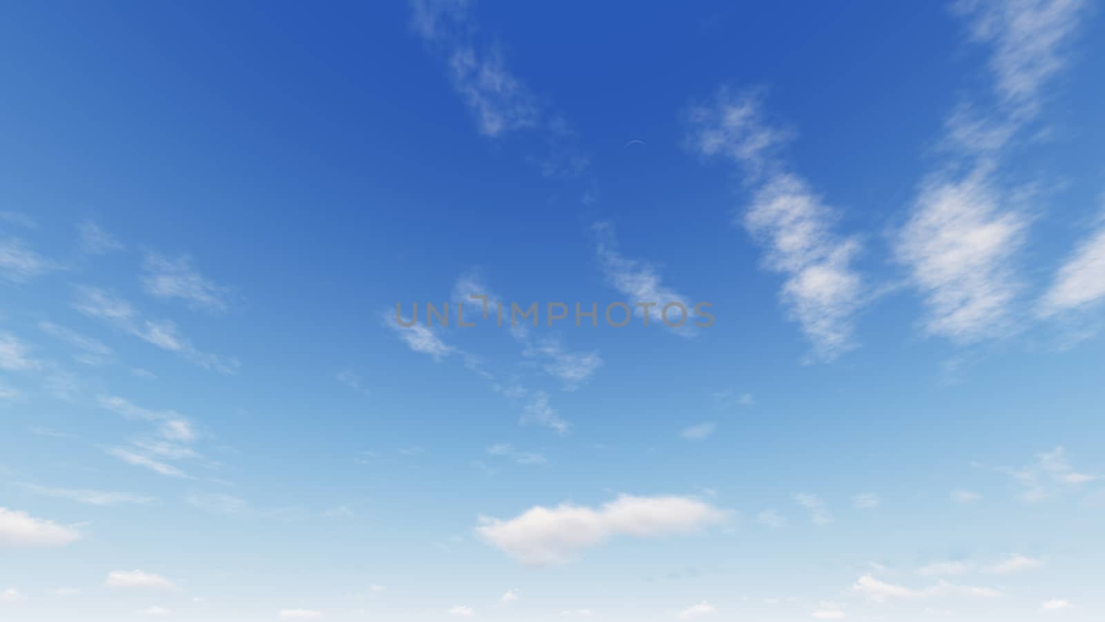 Cloudy blue sky abstract background, blue sky background with tiny clouds, 3d rendering

