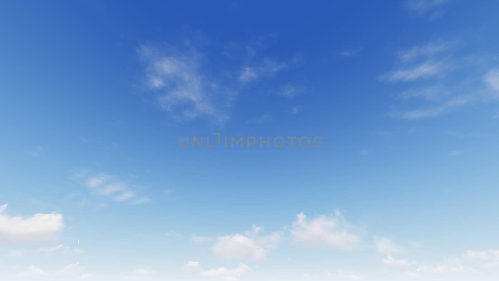 Cloudy blue sky abstract background, blue sky background with tiny clouds, 3d rendering

