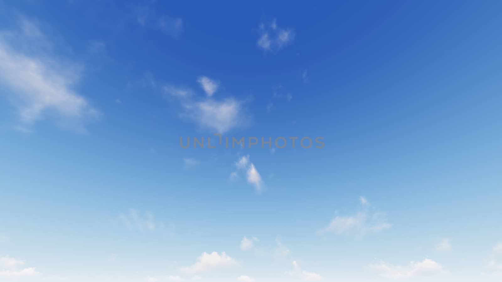 Cloudy blue sky abstract background, blue sky background with tiny clouds, 3d rendering

