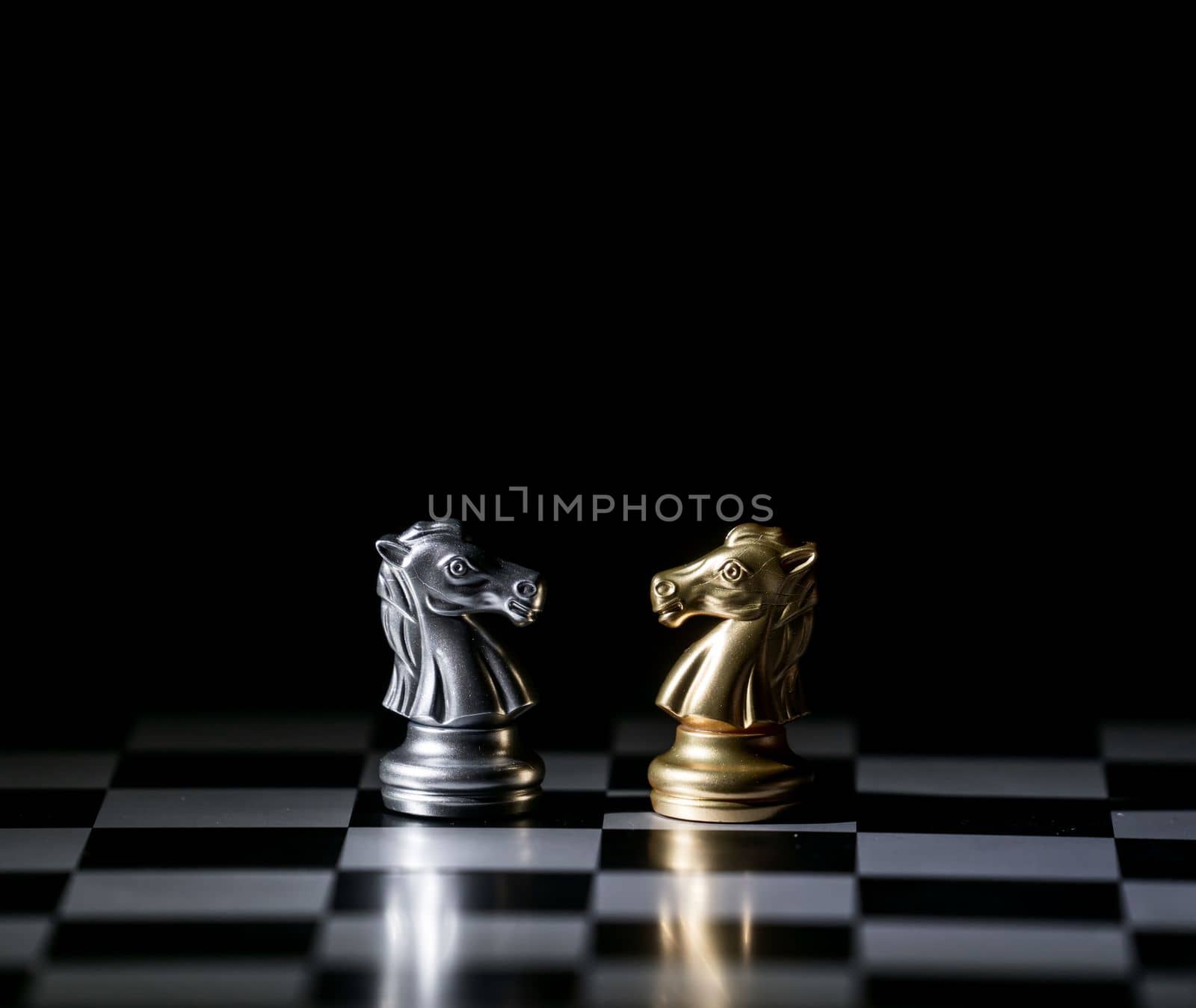 chess board game concept for competition and strategy