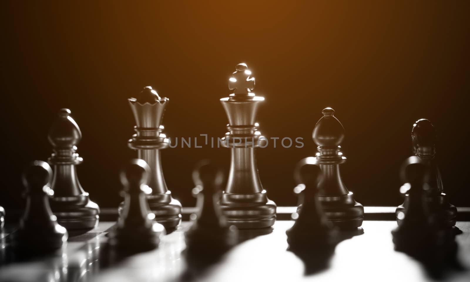 chess board game concept for competition and strategy