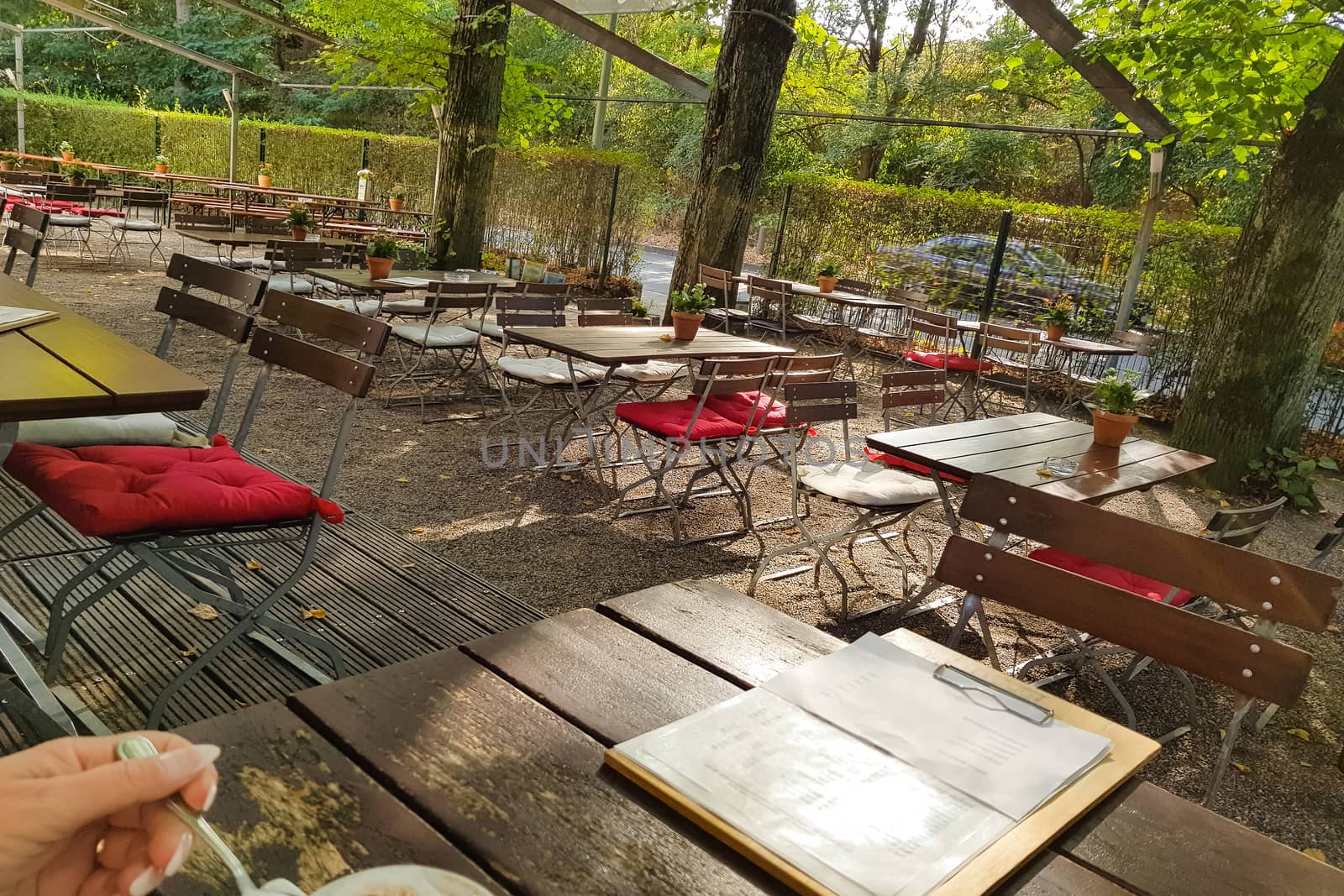 A large and traditional beer garden in Munich. Popular with locals and tourists.