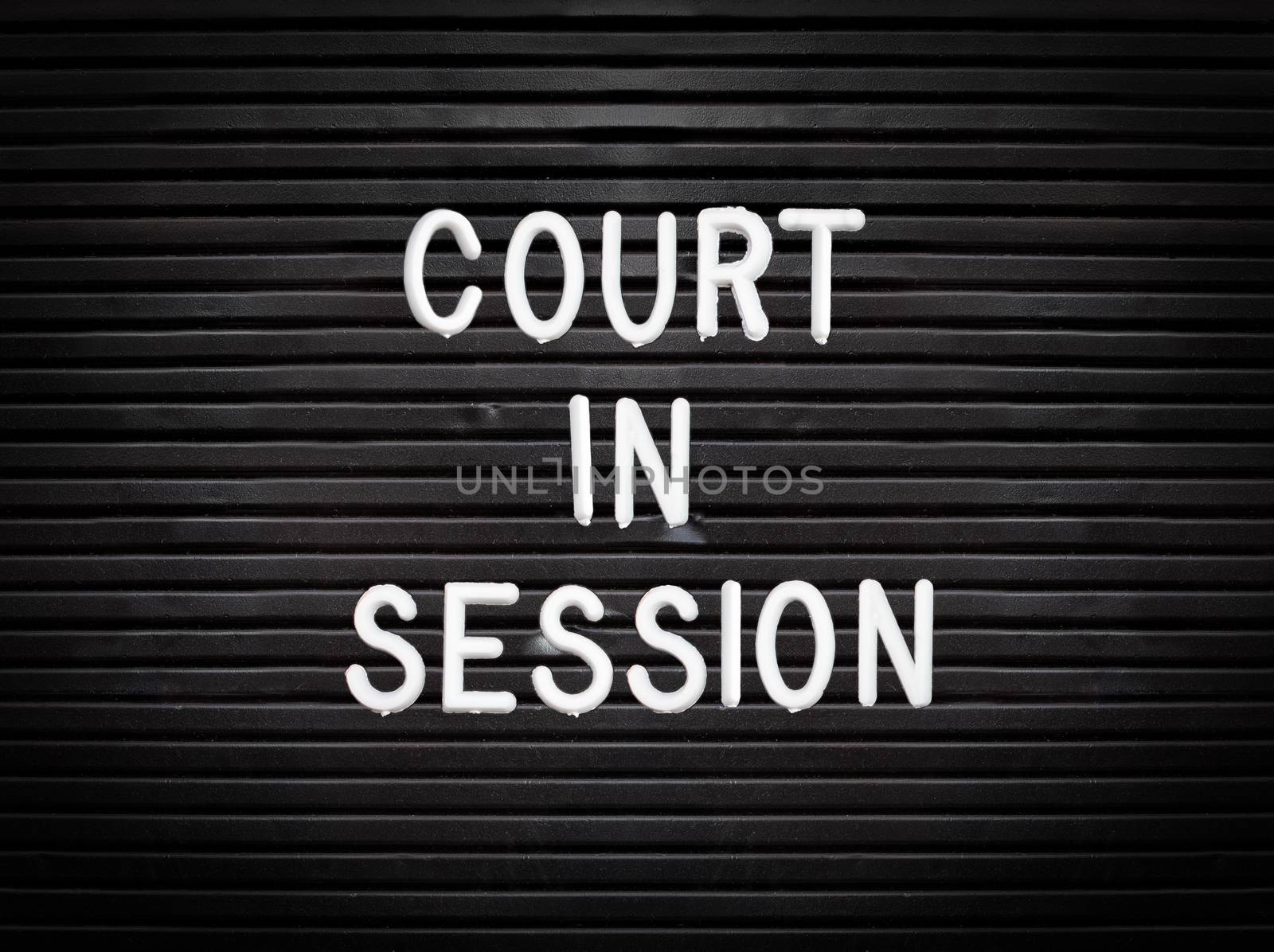 Court In Session Sign by mrdoomits
