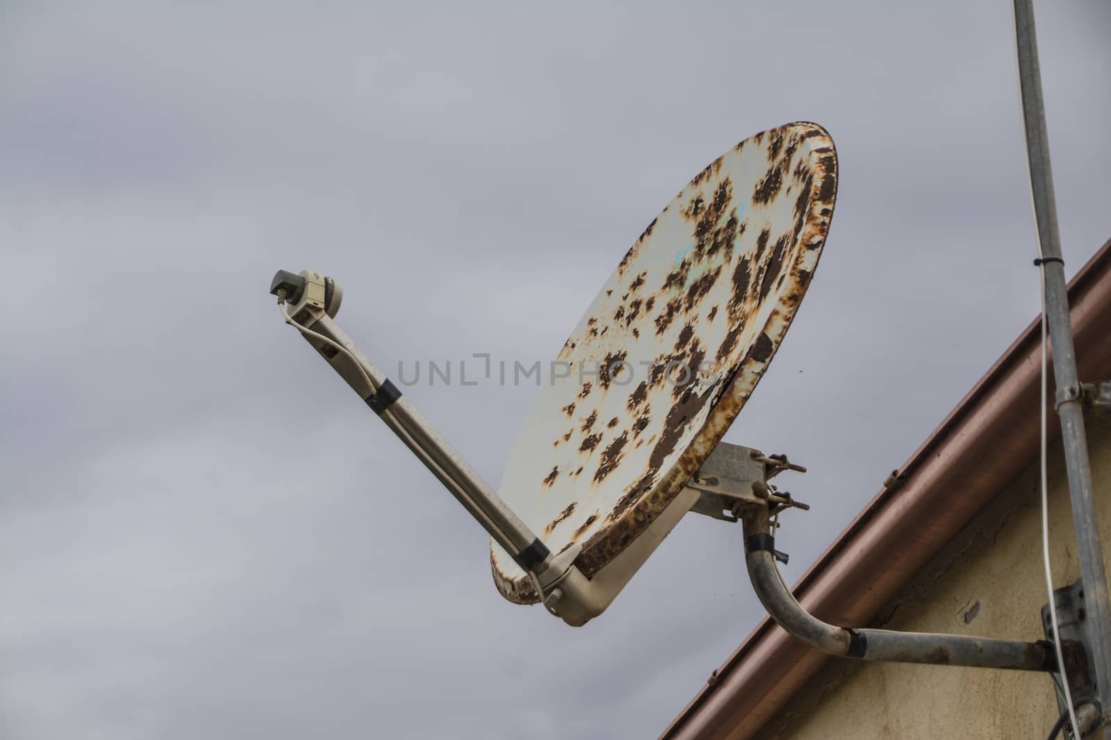 Rusty parabolic antenna by pippocarlot