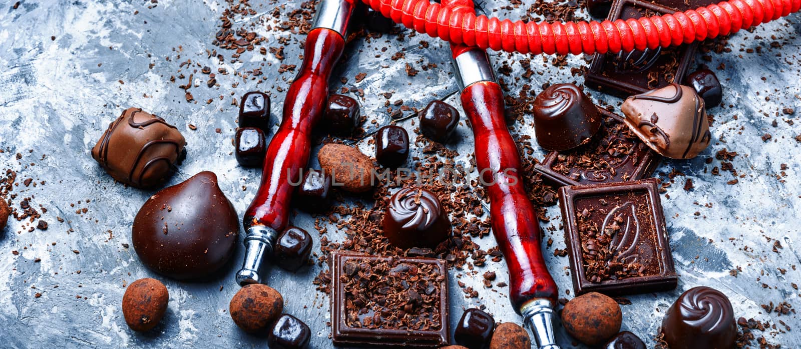 Shisha hookah with chocolate by LMykola