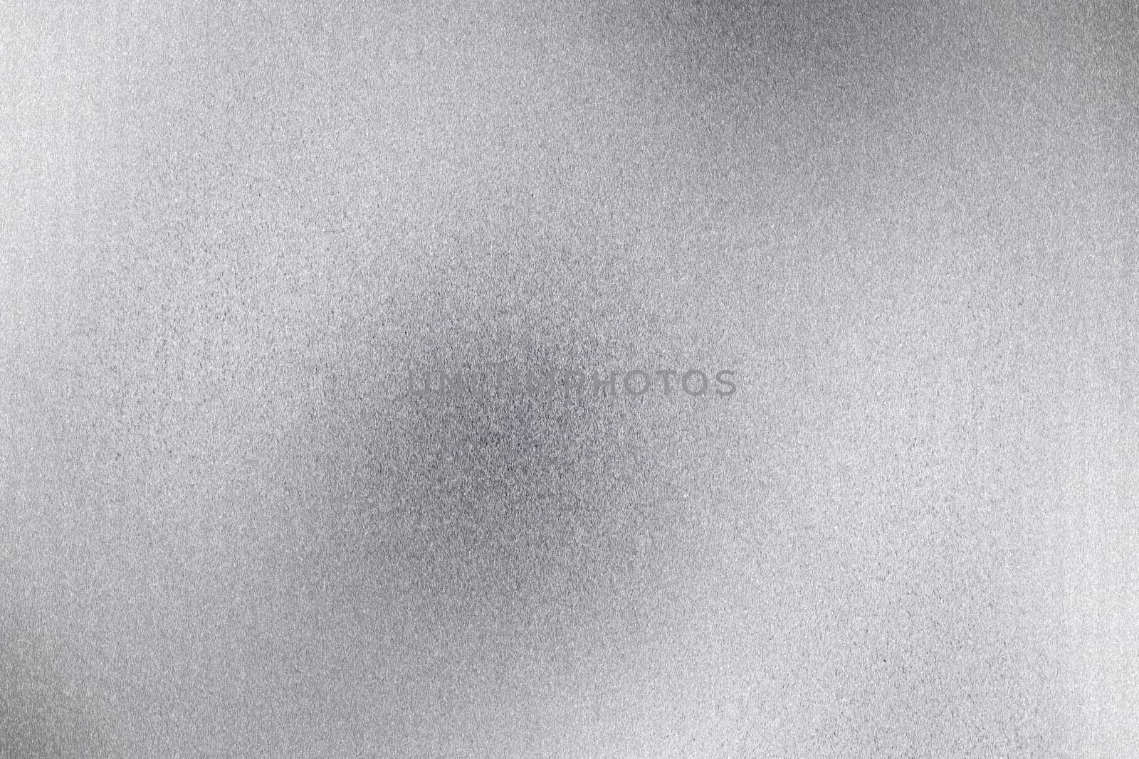 Glowing silver steel sheet surface, abstract texture background