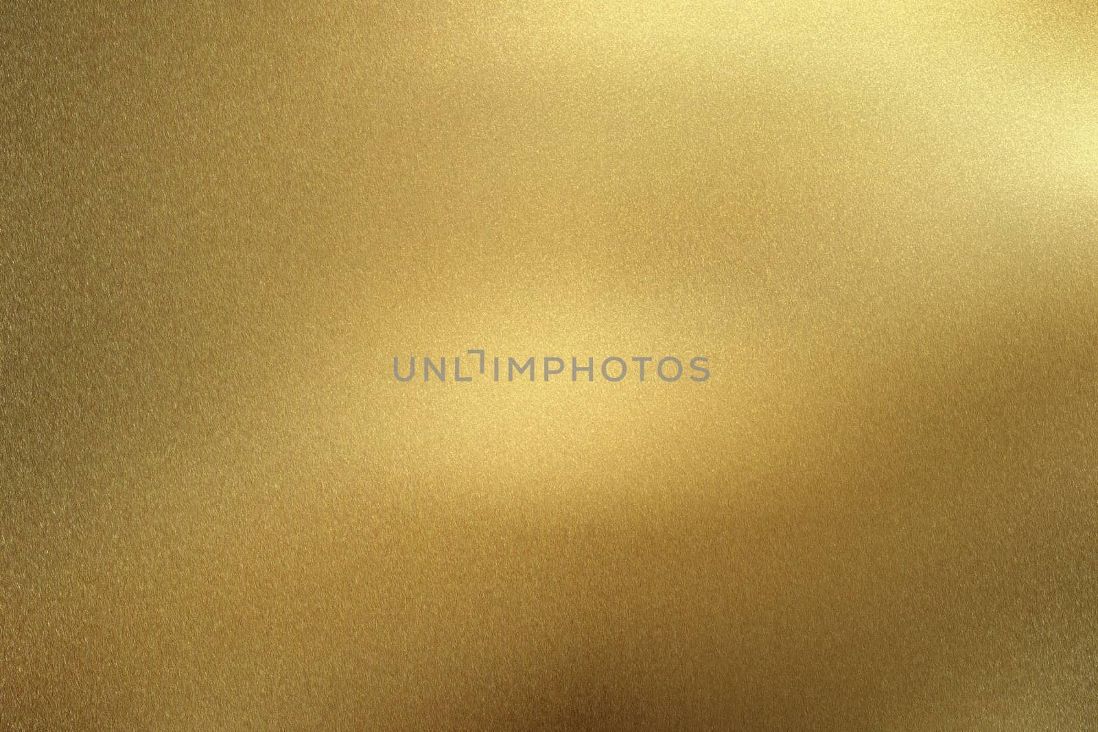 Glowing gold metallic thin sheet, abstract texture background