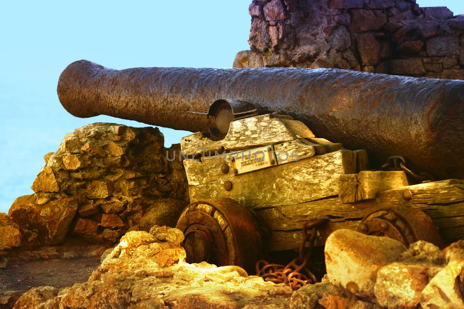 17th century cannon in Tosse, Spain by friday