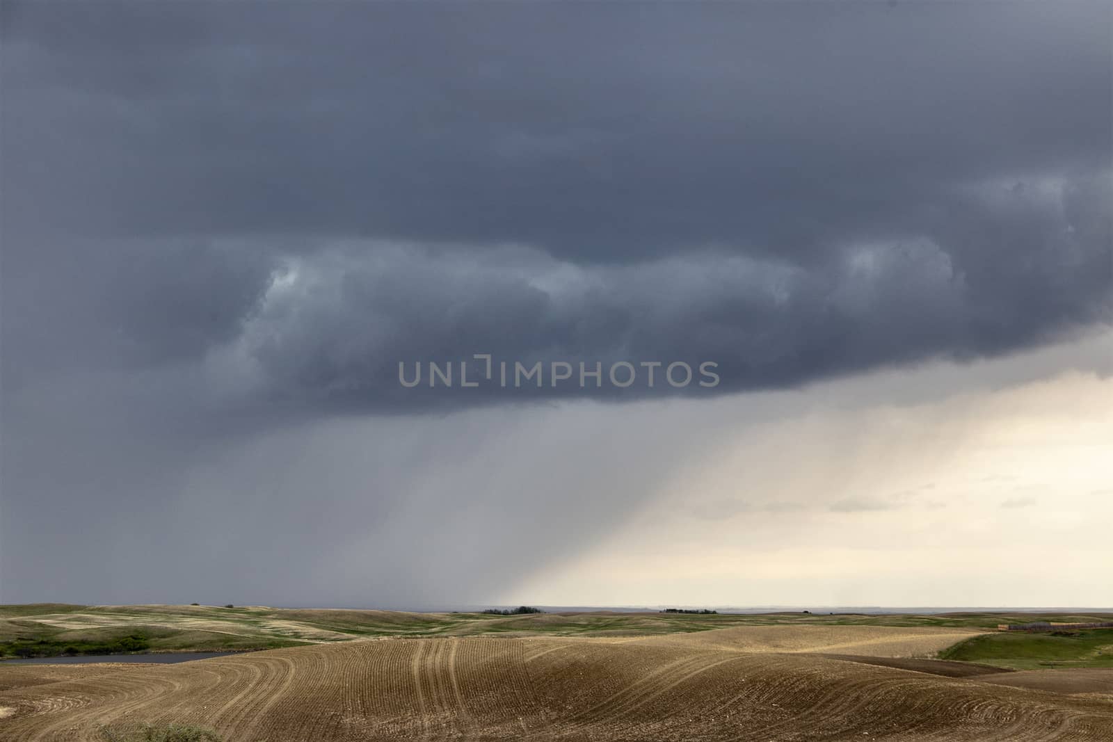 Prairie Storm Clouds in Saskatchewan Canada Rural