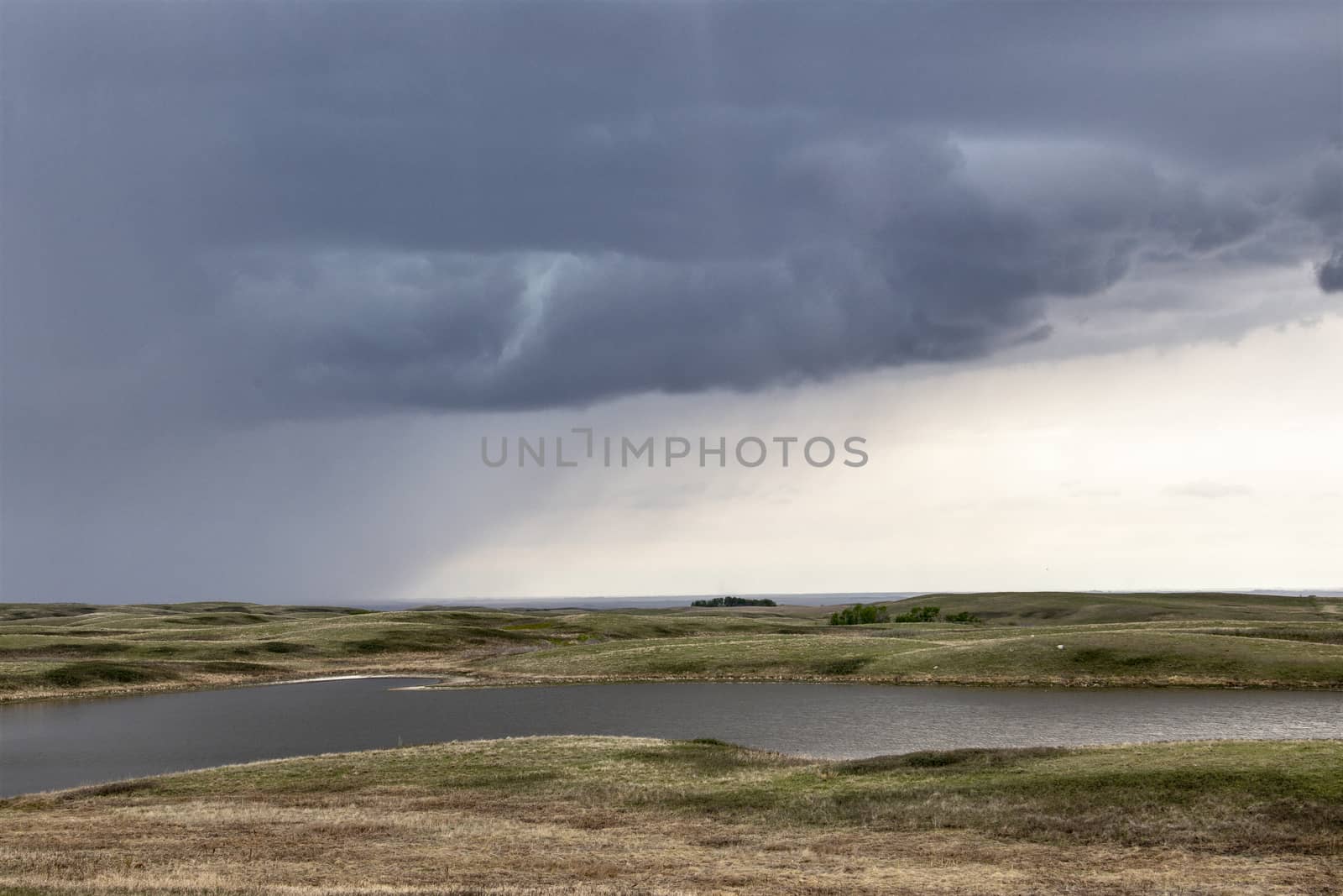 Prairie Storm Clouds in Saskatchewan Canada Rural