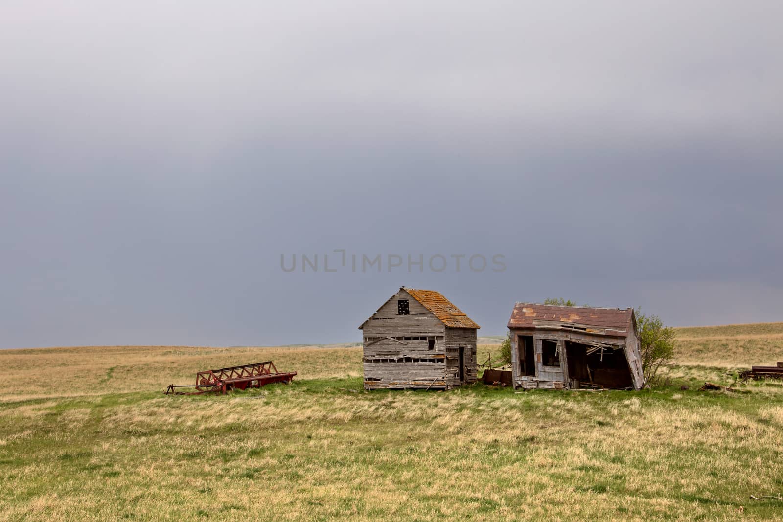 Prairie Storm Clouds in Saskatchewan Canada Rural