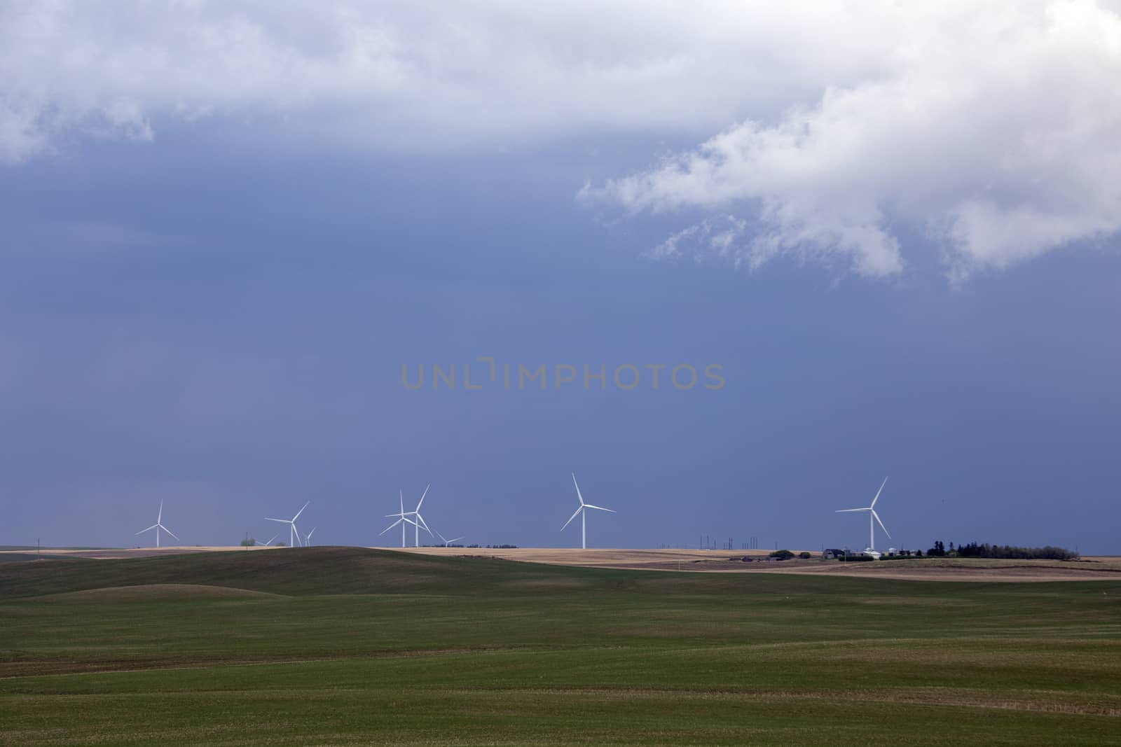Prairie Storm Clouds in Saskatchewan Canada Rural