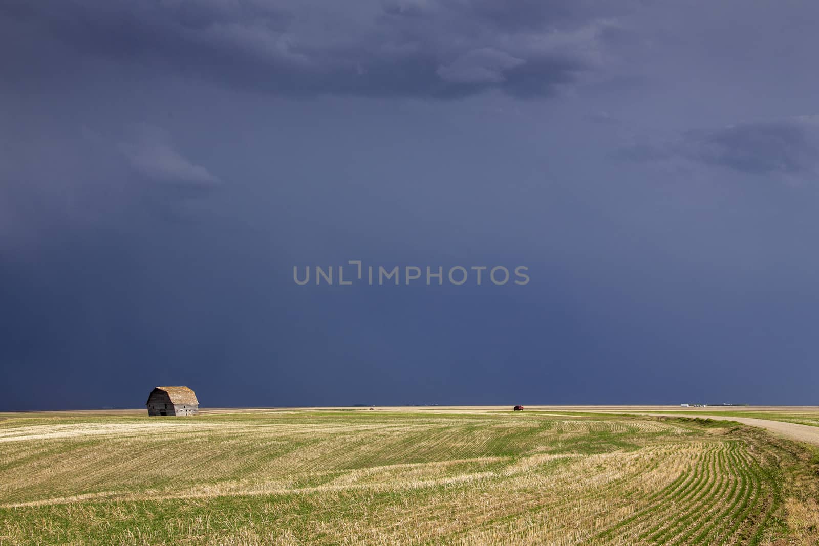 Prairie Storm Clouds in Saskatchewan Canada Rural